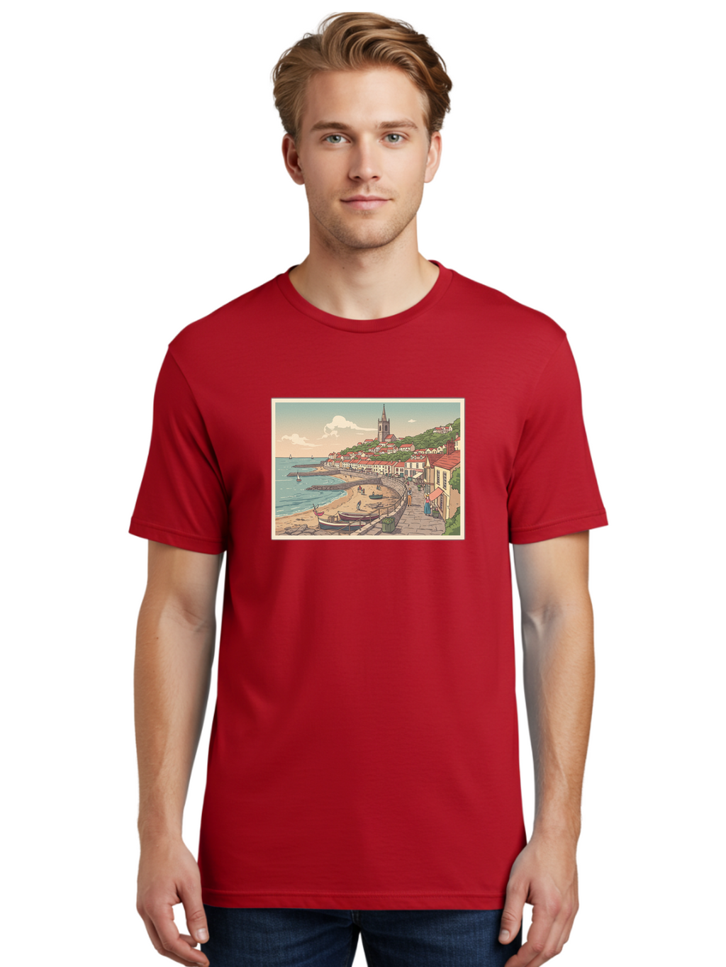 Seaside-Village Men'S Graphic Tee, 100% Cotton, Comfortable Casual Summer Wear, Machine Washable, Vintage Camera, Old Camera, Antique Camera, Black Camera, Classic Photography, Photography Equipment, Nostalgic Device, Film Camera, Camera Art Bah083