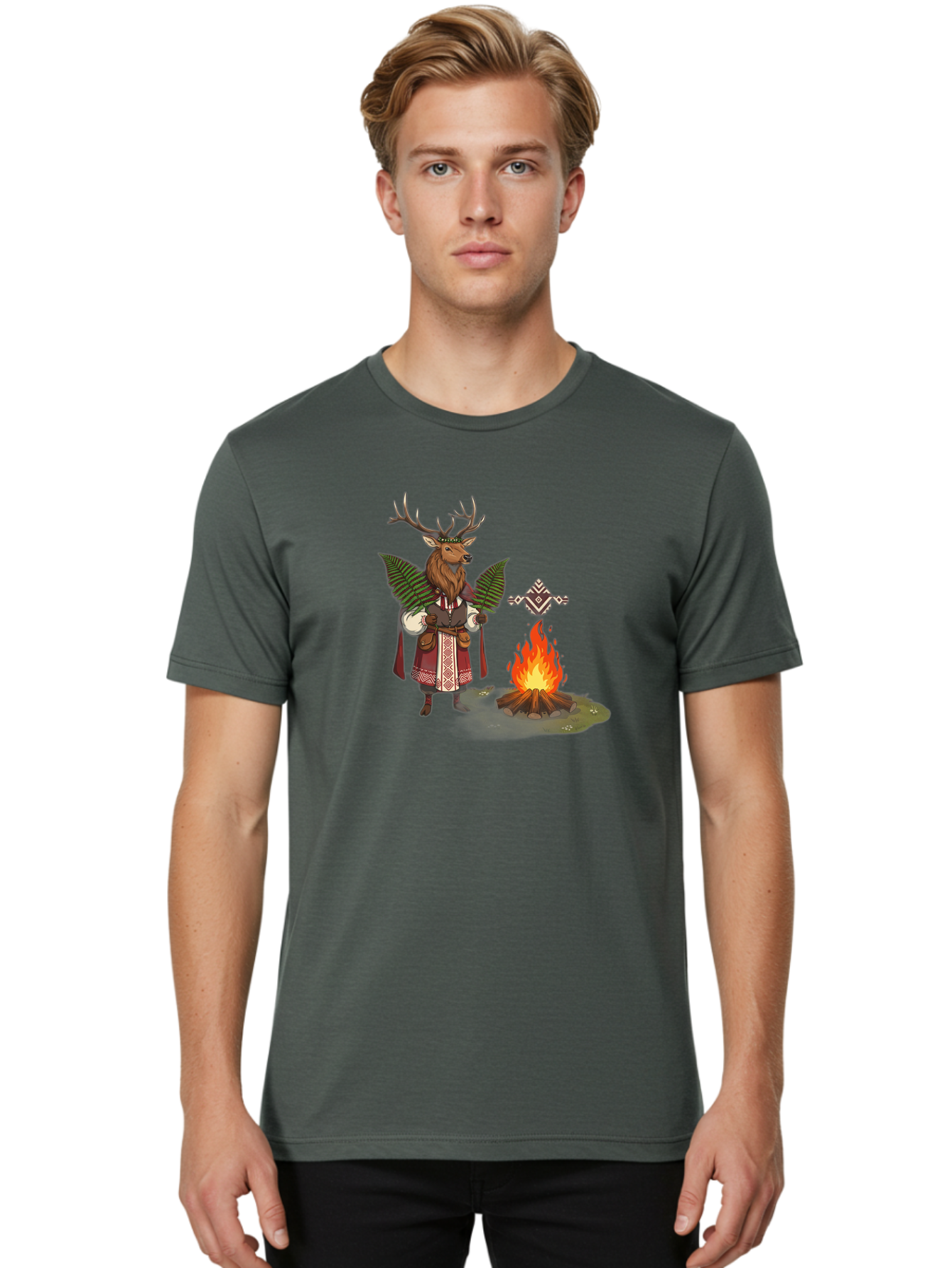 Shaman-Deer Men'S Graphic Tee, 100% Cotton, Comfortable Casual Summer Wear, Machine Washable, Vintage Camera, Old Camera, Antique Camera, Black Camera, Classic Photography, Photography Equipment, Nostalgic Device, Film Camera, Camera Art Bah090