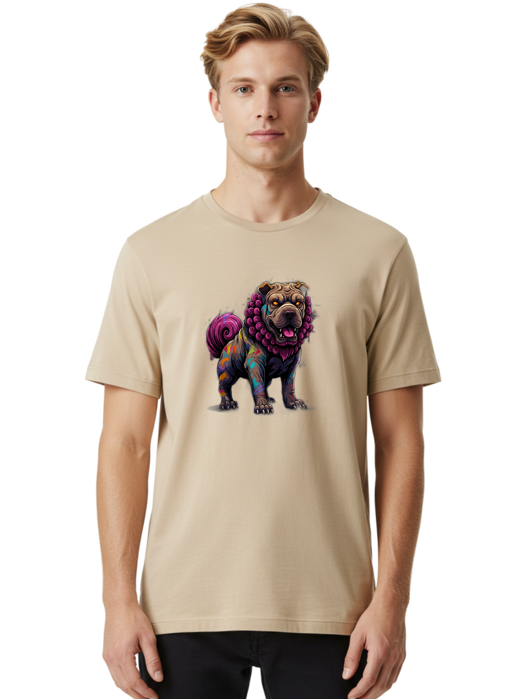 Shar-Pei Men'S Graphic Tee, 100% Cotton, Comfortable Casual Summer Wear, Machine Washable, Vintage Camera, Old Camera, Antique Camera, Black Camera, Classic Photography, Photography Equipment, Nostalgic Device, Film Camera, Camera Art Bah091