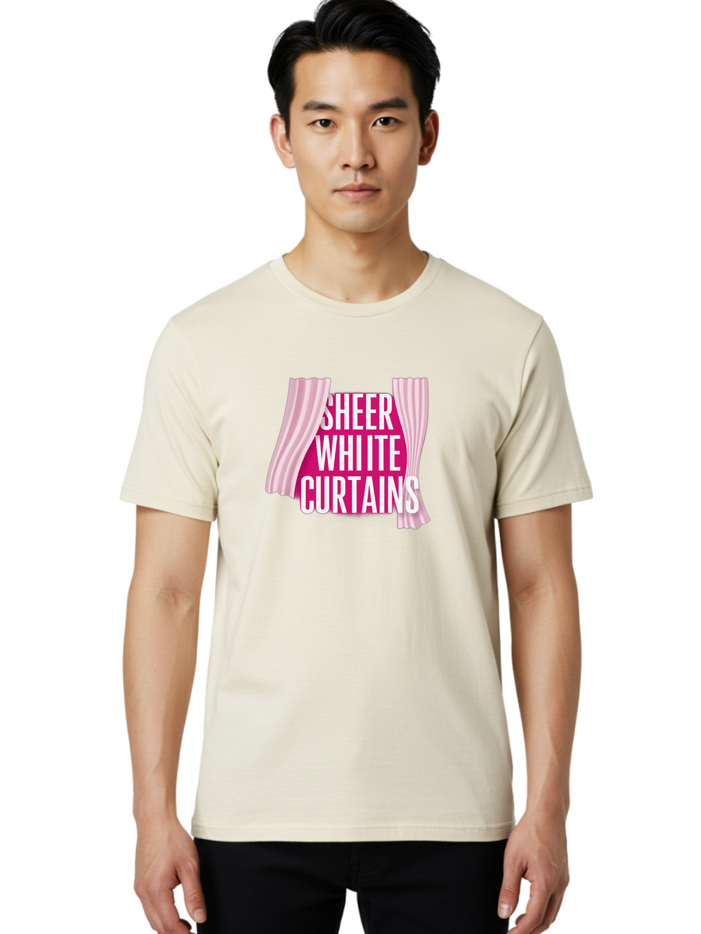 Sheer-White-Curtains Men'S Graphic Tee, 100% Cotton, Comfortable Casual Summer Wear, Machine Washable, Vintage Camera, Old Camera, Antique Camera, Black Camera, Classic Photography, Photography Equipment, Nostalgic Device, Film Camera, Bah094