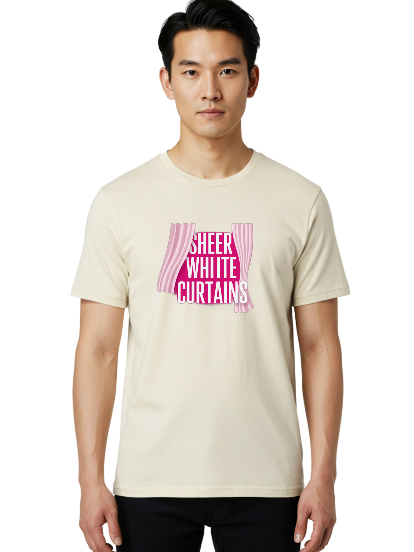 Sheer-White-Curtains Men'S Graphic Tee, 100% Cotton, Comfortable Casual Summer Wear, Machine Washable, Vintage Camera, Old Camera, Antique Camera, Black Camera, Classic Photography, Photography Equipment, Nostalgic Device, Film Camera, Bah094