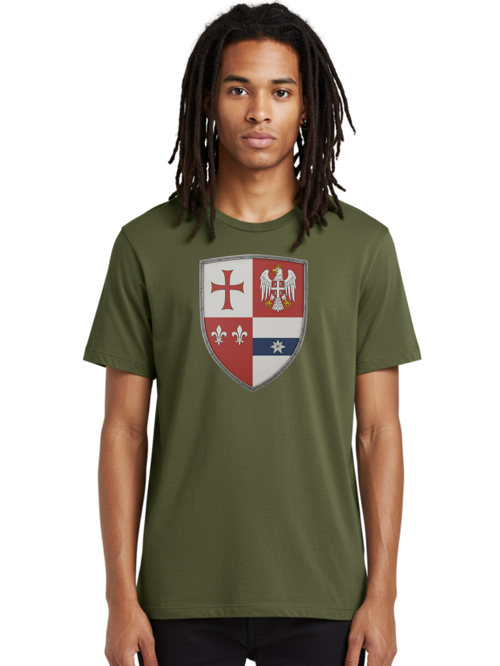 Shield-Coat-Of-Arms Men'S Graphic Tee, 100% Cotton, Comfortable Casual Summer Wear, Machine Washable, Vintage Camera, Old Camera, Antique Camera, Black Camera, Classic Photography, Photography Equipment, Nostalgic Device, Film Camera, Bah095