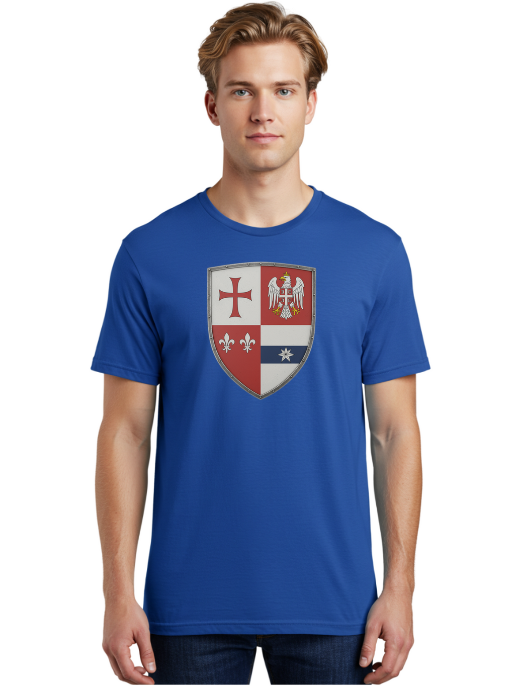 Shield-Coat-Of-Arms Men'S Graphic Tee, 100% Cotton, Comfortable Casual Summer Wear, Machine Washable, Vintage Camera, Old Camera, Antique Camera, Black Camera, Classic Photography, Photography Equipment, Nostalgic Device, Film Camera, Bah095