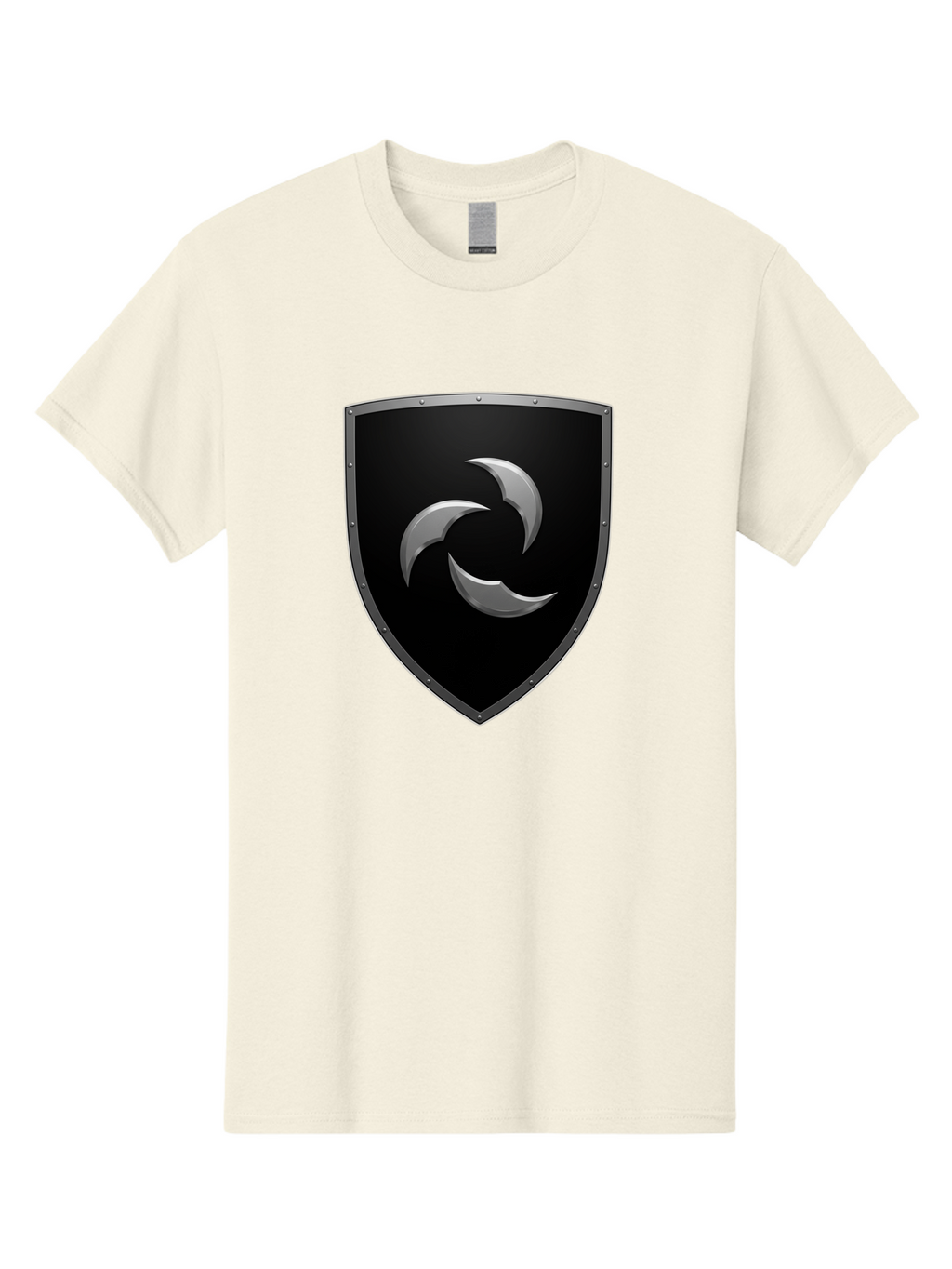 Shield-Logo Men'S Graphic Tee, 100% Cotton, Comfortable Casual Summer Wear, Machine Washable, Vintage Camera, Old Camera, Antique Camera, Black Camera, Classic Photography, Photography Equipment, Nostalgic Device, Film Camera, Camera Art Bah096