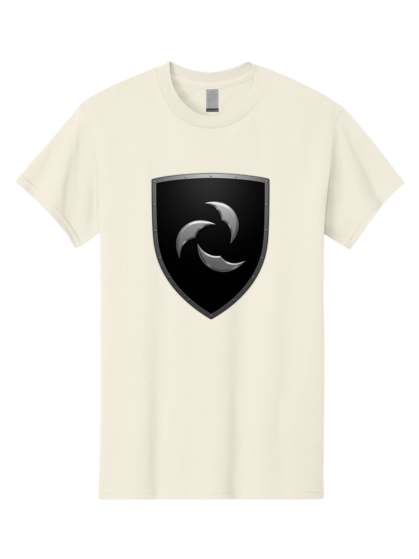 Shield-Logo Men'S Graphic Tee, 100% Cotton, Comfortable Casual Summer Wear, Machine Washable, Vintage Camera, Old Camera, Antique Camera, Black Camera, Classic Photography, Photography Equipment, Nostalgic Device, Film Camera, Camera Art Bah096