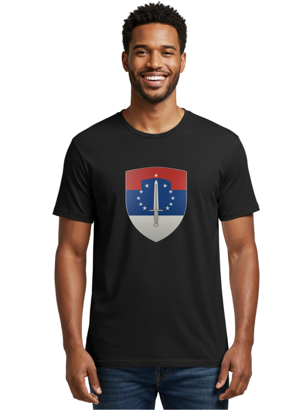 Shield-With-Sword Men'S Graphic Tee, 100% Cotton, Comfortable Casual Summer Wear, Machine Washable, Vintage Camera, Old Camera, Antique Camera, Black Camera, Classic Photography, Photography Equipment, Nostalgic Device, Film Camera, Camera Art Bah102