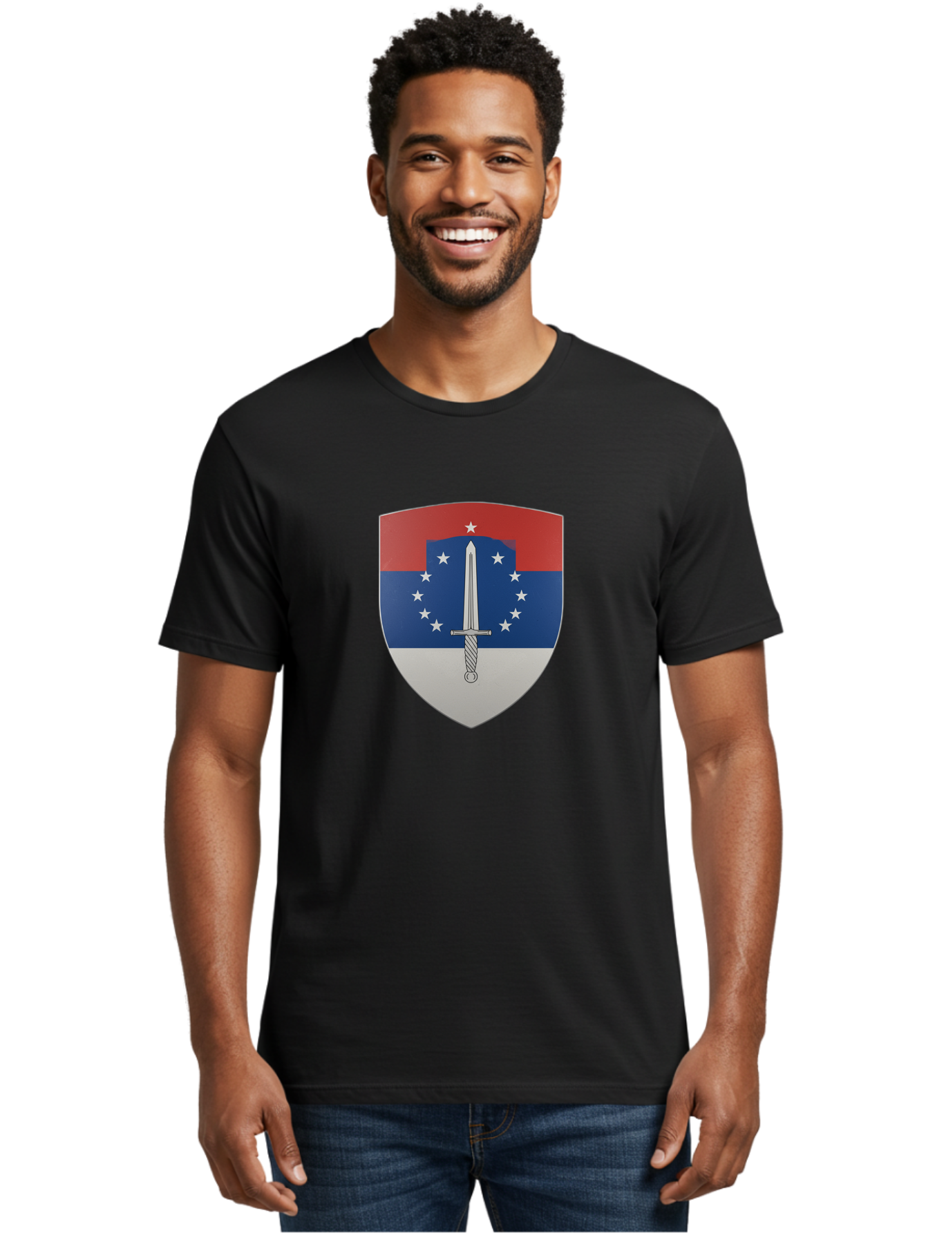 Shield-With-Sword Men'S Graphic Tee, 100% Cotton, Comfortable Casual Summer Wear, Machine Washable, Vintage Camera, Old Camera, Antique Camera, Black Camera, Classic Photography, Photography Equipment, Nostalgic Device, Film Camera, Camera Art Bah102