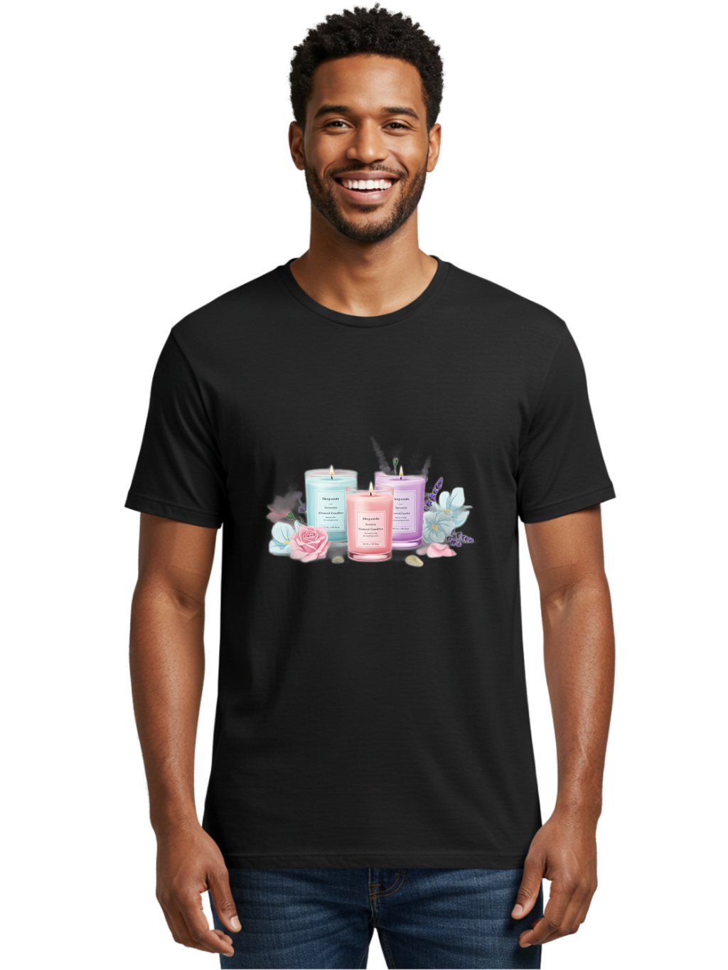Shopande-Candles Men'S Graphic Tee, 100% Cotton, Comfortable Casual Summer Wear, Machine Washable, Vintage Camera, Old Camera, Antique Camera, Black Camera, Classic Photography, Photography Equipment, Nostalgic Device, Film Camera, Camera Art Bah103