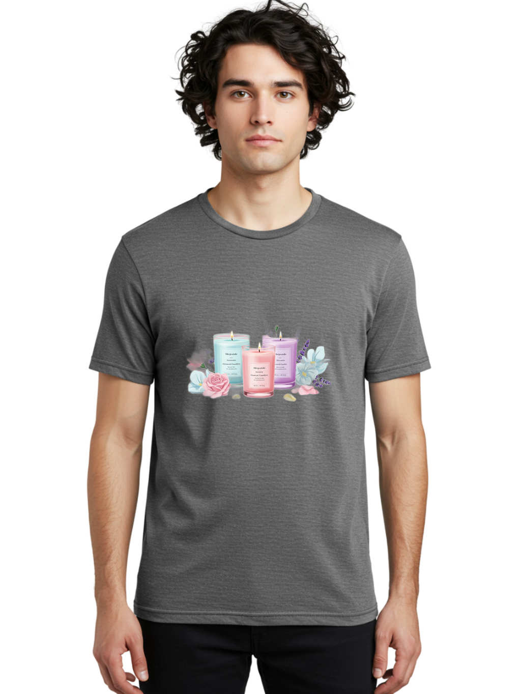Shopande-Candles Men'S Graphic Tee, 100% Cotton, Comfortable Casual Summer Wear, Machine Washable, Vintage Camera, Old Camera, Antique Camera, Black Camera, Classic Photography, Photography Equipment, Nostalgic Device, Film Camera, Camera Art Bah103