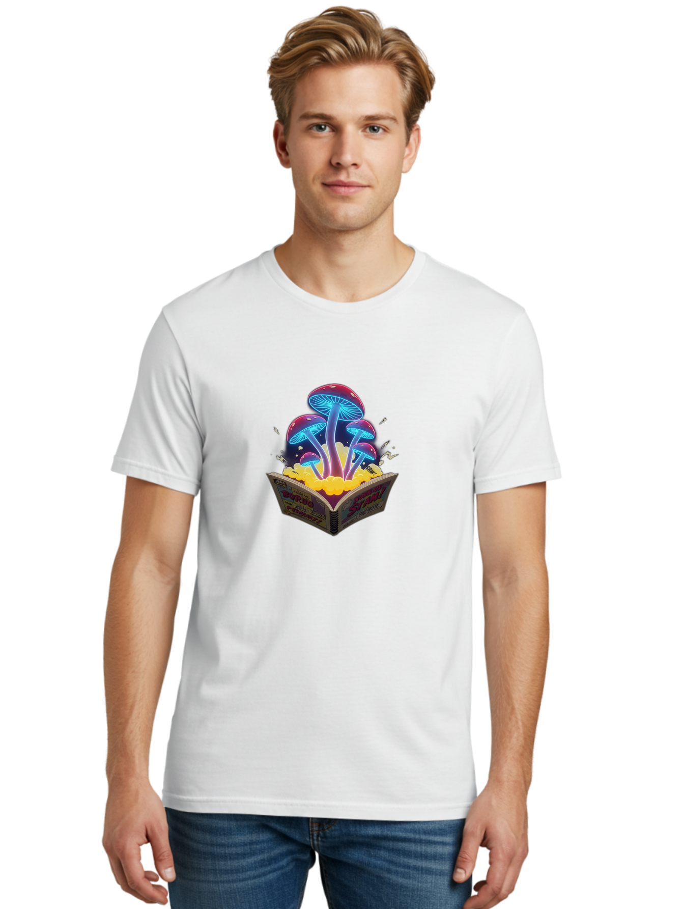 Shrooms Men'S Graphic Tee, 100% Cotton, Comfortable Casual Summer Wear, Machine Washable, Vintage Camera, Old Camera, Antique Camera, Black Camera, Classic Photography, Photography Equipment, Nostalgic Device, Film Camera, Camera Art Bah104