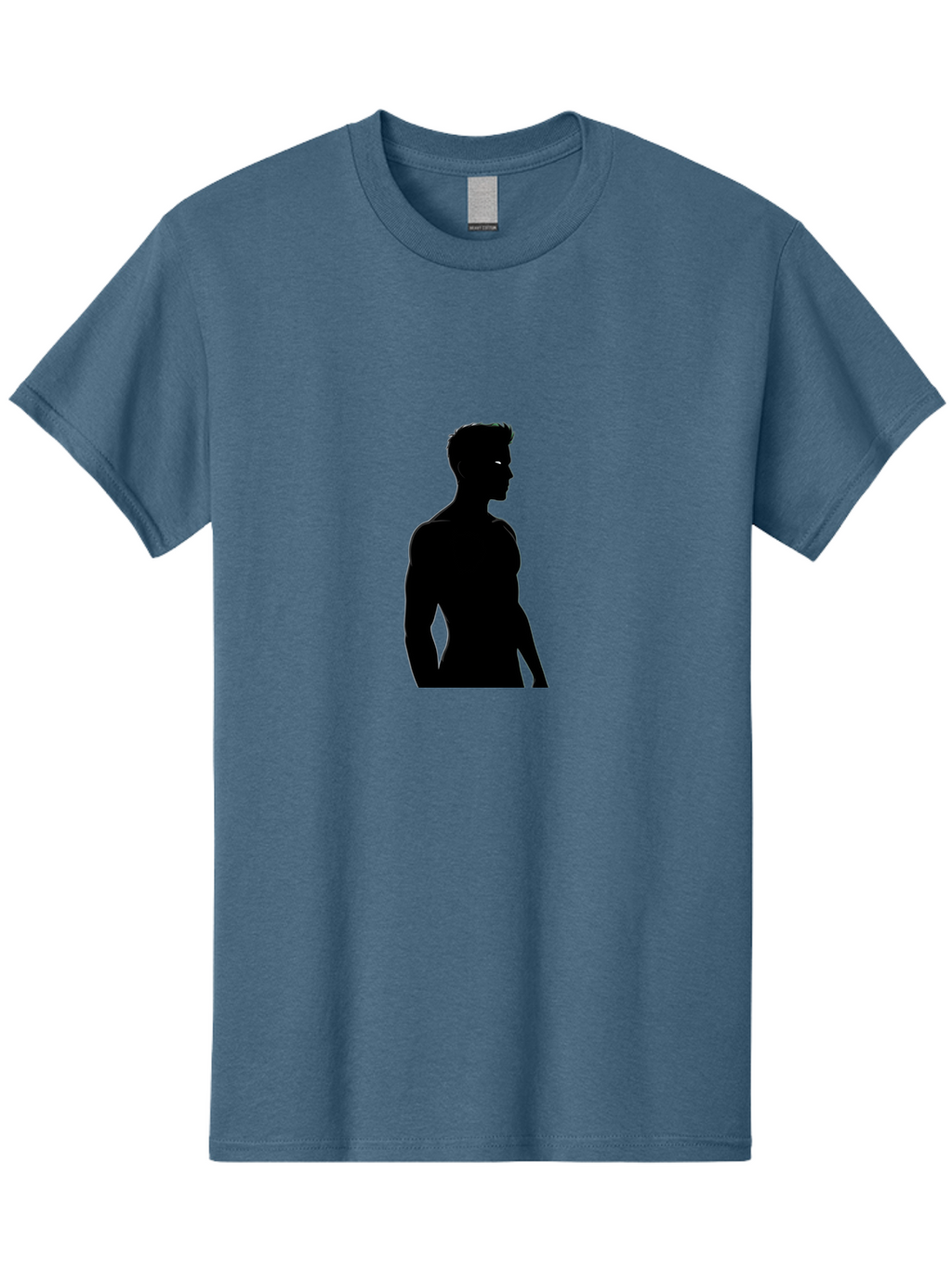 Silhouette-Male-Figure Men'S Graphic Tee, 100% Cotton, Comfortable Casual Summer Wear, Machine Washable, Vintage Camera, Old Camera, Antique Camera, Black Camera, Classic Photography, Photography Equipment, Nostalgic Device, Film Camera, Bah106