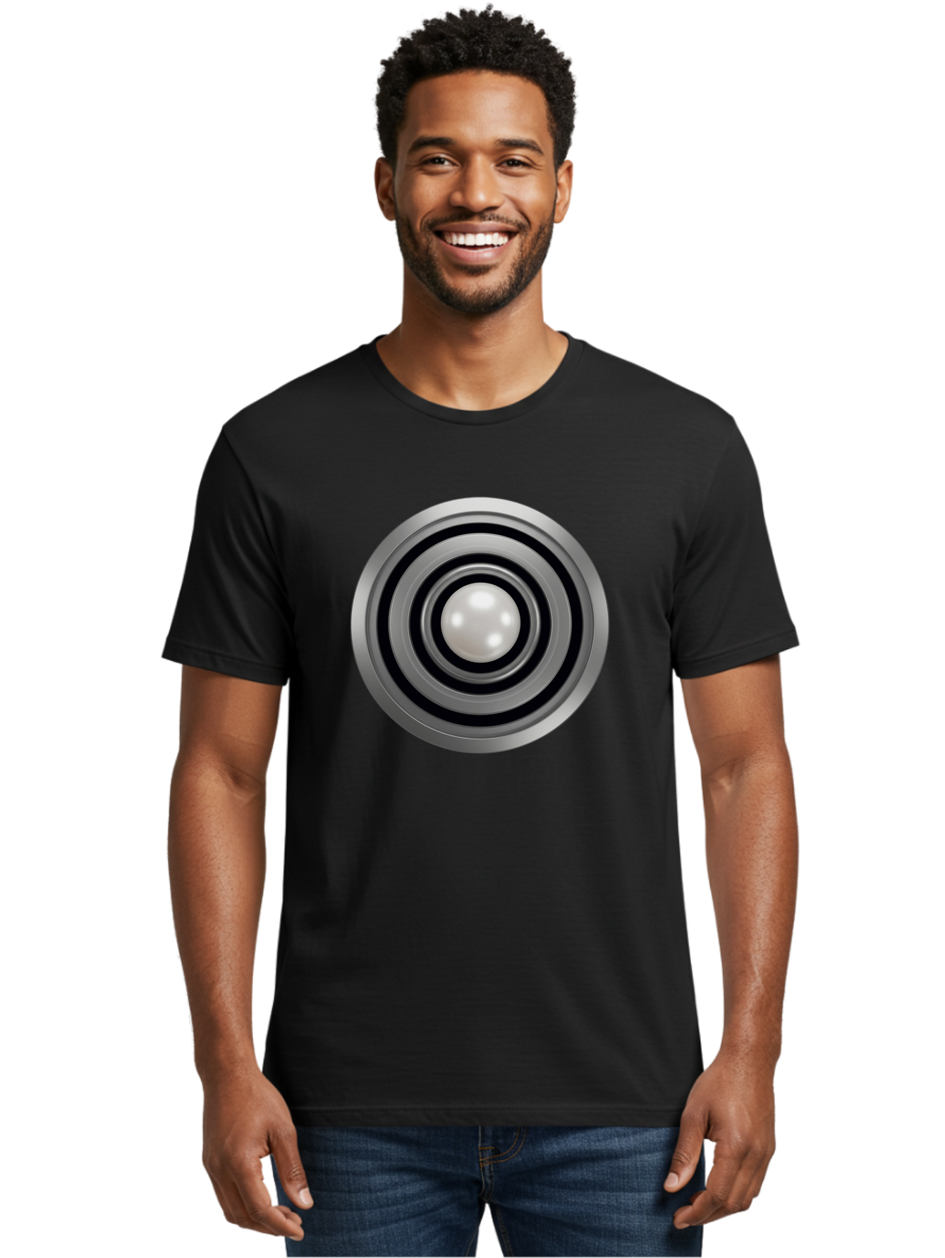 Silver-Ball-Bearing Men'S Graphic Tee, 100% Cotton, Comfortable Casual Summer Wear, Machine Washable, Vintage Camera, Old Camera, Antique Camera, Black Camera, Classic Photography, Photography Equipment, Nostalgic Device, Film Camera, Bah107