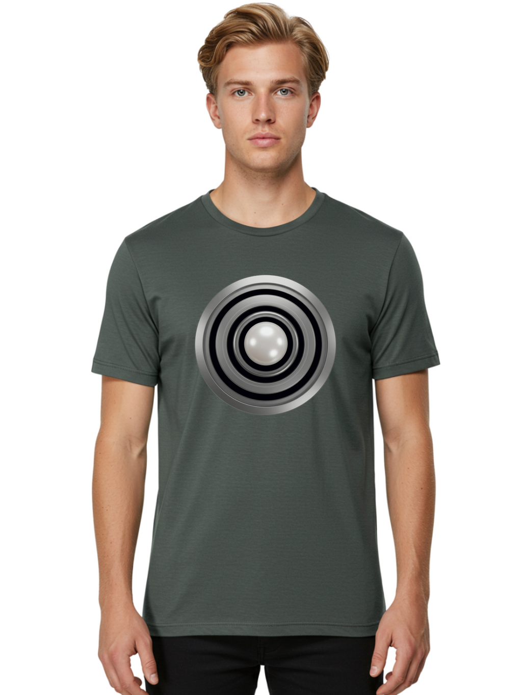 Silver-Ball-Bearing Men'S Graphic Tee, 100% Cotton, Comfortable Casual Summer Wear, Machine Washable, Vintage Camera, Old Camera, Antique Camera, Black Camera, Classic Photography, Photography Equipment, Nostalgic Device, Film Camera, Bah107