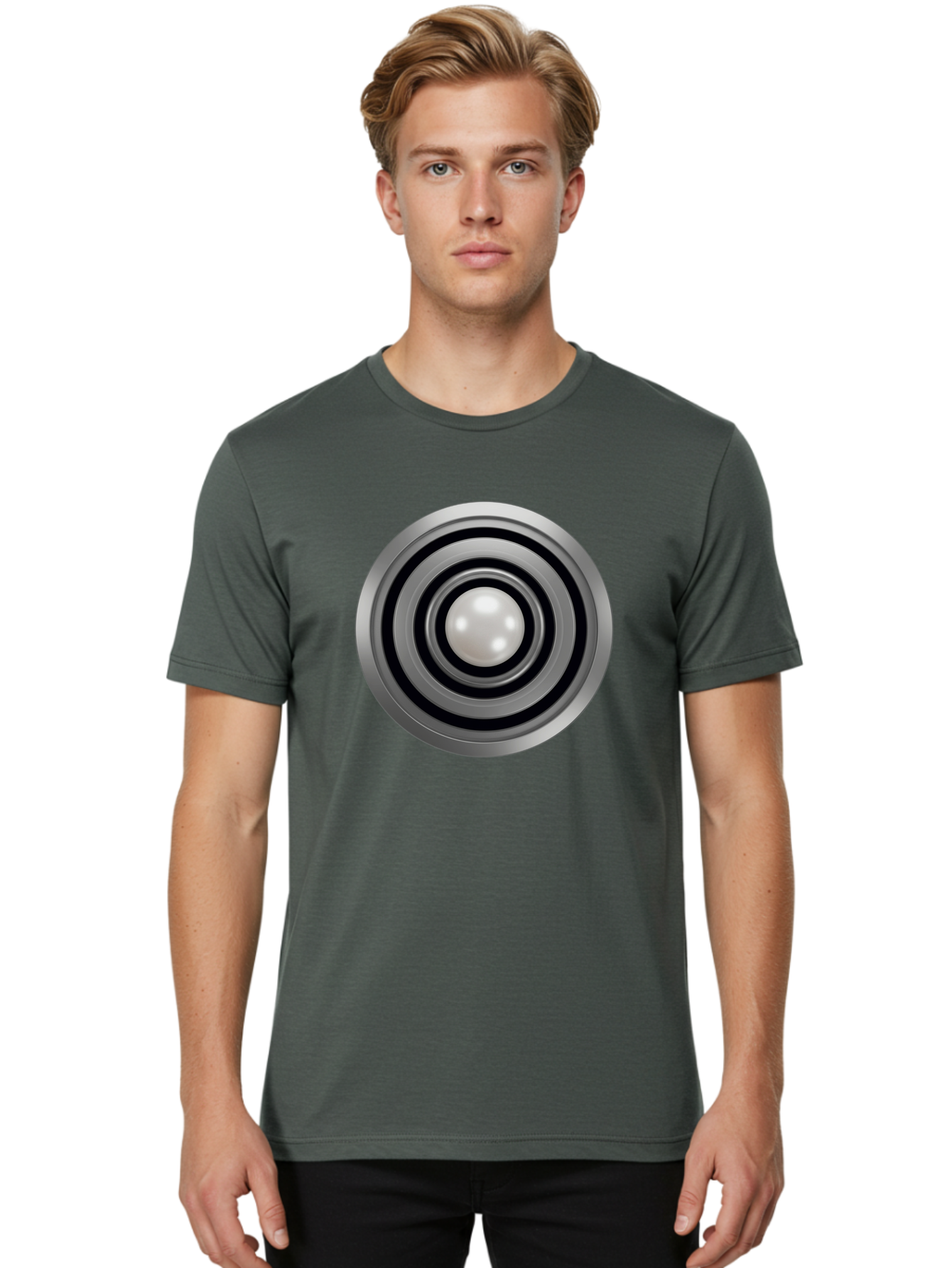 Silver-Ball-Bearing Men'S Graphic Tee, 100% Cotton, Comfortable Casual Summer Wear, Machine Washable, Vintage Camera, Old Camera, Antique Camera, Black Camera, Classic Photography, Photography Equipment, Nostalgic Device, Film Camera, Bah107