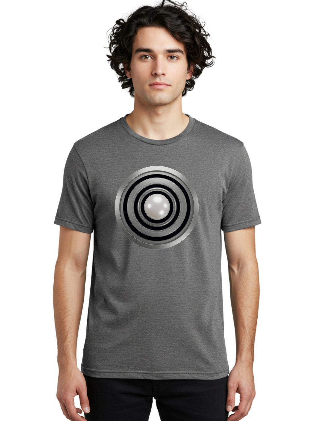 Silver-Ball-Bearing Men'S Graphic Tee, 100% Cotton, Comfortable Casual Summer Wear, Machine Washable, Vintage Camera, Old Camera, Antique Camera, Black Camera, Classic Photography, Photography Equipment, Nostalgic Device, Film Camera, Bah107