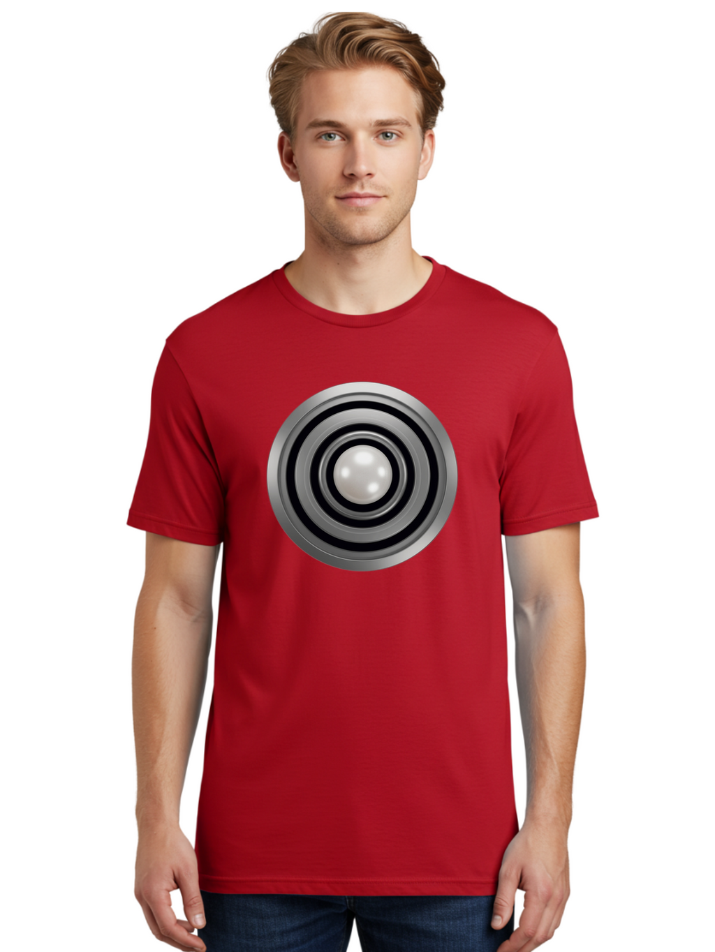 Silver-Ball-Bearing Men'S Graphic Tee, 100% Cotton, Comfortable Casual Summer Wear, Machine Washable, Vintage Camera, Old Camera, Antique Camera, Black Camera, Classic Photography, Photography Equipment, Nostalgic Device, Film Camera, Bah107