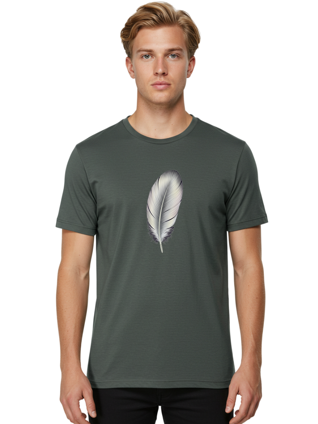 Silver-Feather Men'S Graphic Tee, 100% Cotton, Comfortable Casual Summer Wear, Machine Washable, Vintage Camera, Old Camera, Antique Camera, Black Camera, Classic Photography, Photography Equipment, Nostalgic Device, Film Camera, Camera Art Bah111