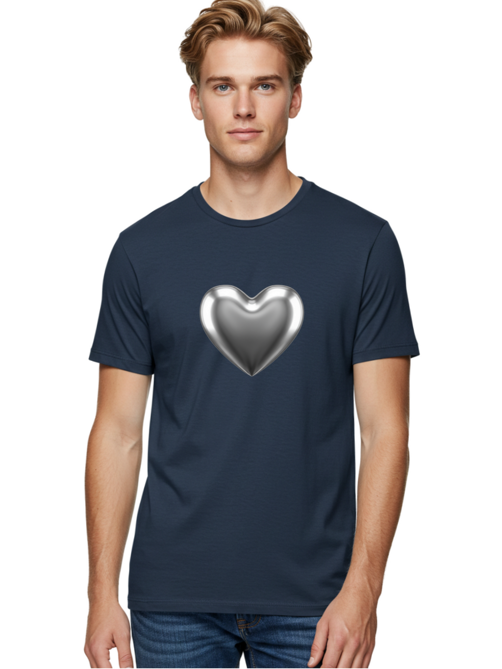 Silver-Heart Men'S Graphic Tee, 100% Cotton, Comfortable Casual Summer Wear, Machine Washable, Vintage Camera, Old Camera, Antique Camera, Black Camera, Classic Photography, Photography Equipment, Nostalgic Device, Film Camera, Camera Art Bah113