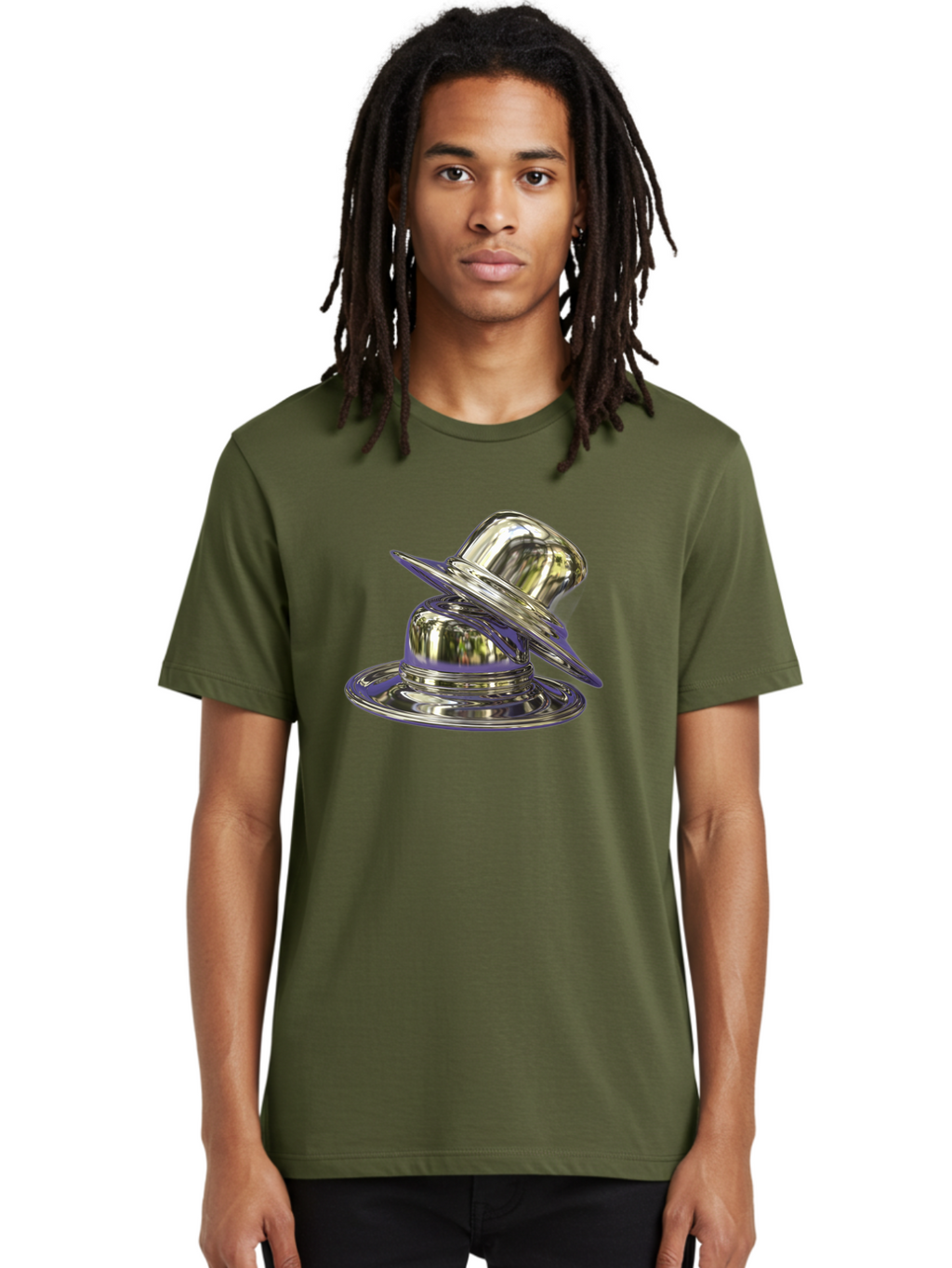 Silver-Plate-Hat Men'S Graphic Tee, 100% Cotton, Comfortable Casual Summer Wear, Machine Washable, Vintage Camera, Old Camera, Antique Camera, Black Camera, Classic Photography, Photography Equipment, Nostalgic Device, Film Camera, Camera Art Bah115