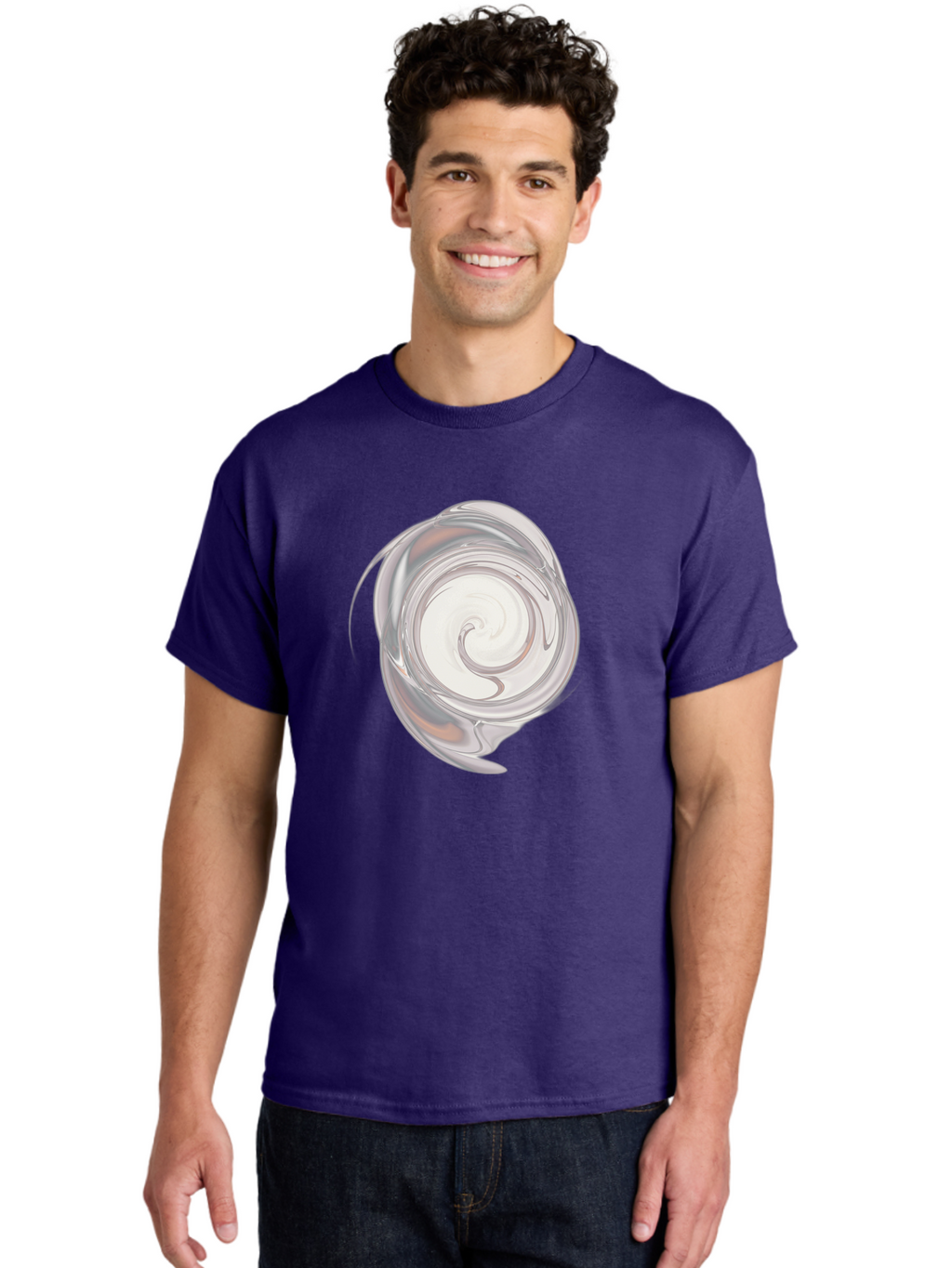 Silver-Swirl Men'S Graphic Tee, 100% Cotton, Comfortable Casual Summer Wear, Machine Washable, Vintage Camera, Old Camera, Antique Camera, Black Camera, Classic Photography, Photography Equipment, Nostalgic Device, Film Camera, Camera Art Bah119