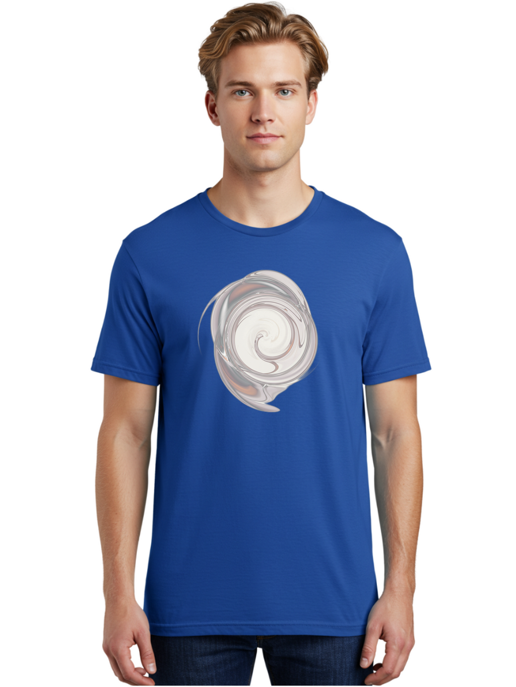 Silver-Swirl Men'S Graphic Tee, 100% Cotton, Comfortable Casual Summer Wear, Machine Washable, Vintage Camera, Old Camera, Antique Camera, Black Camera, Classic Photography, Photography Equipment, Nostalgic Device, Film Camera, Camera Art Bah119