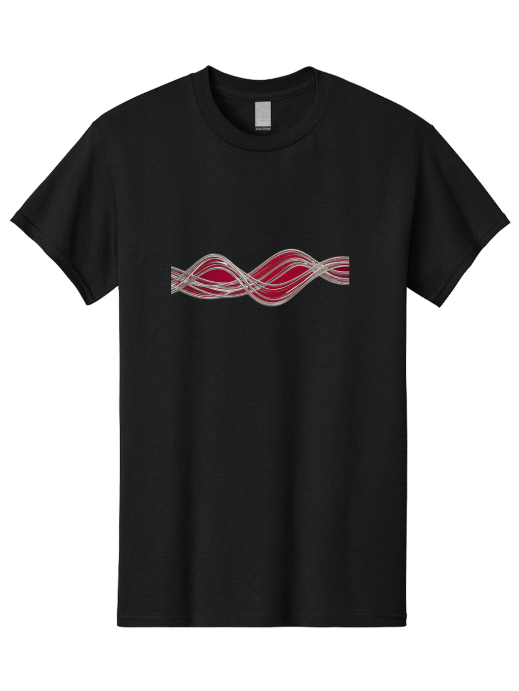 Silver-Twisted-Ribbons Men'S Graphic Tee, 100% Cotton, Comfortable Casual Summer Wear, Machine Washable, Vintage Camera, Old Camera, Antique Camera, Black Camera, Classic Photography, Photography Equipment, Nostalgic Device, Film Camera, Bah121
