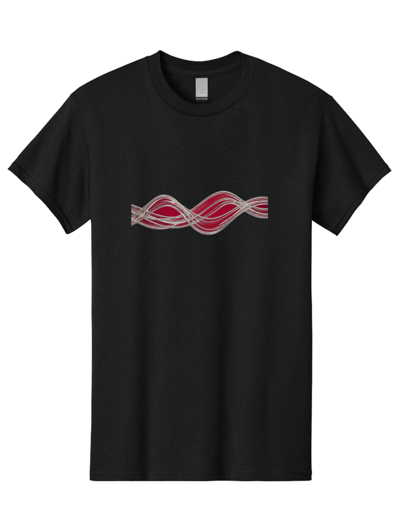 Silver-Twisted-Ribbons Men'S Graphic Tee, 100% Cotton, Comfortable Casual Summer Wear, Machine Washable, Vintage Camera, Old Camera, Antique Camera, Black Camera, Classic Photography, Photography Equipment, Nostalgic Device, Film Camera, Bah121
