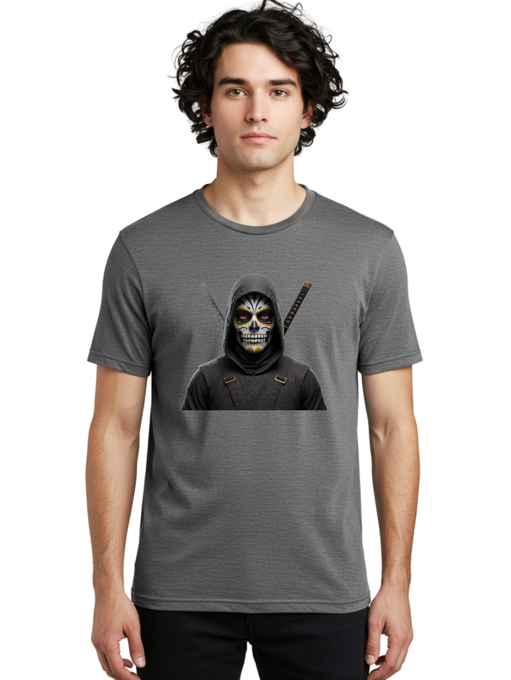 Skull-Ninja Men'S Graphic Tee, 100% Cotton, Comfortable Casual Summer Wear, Machine Washable, Vintage Camera, Old Camera, Antique Camera, Black Camera, Classic Photography, Photography Equipment, Nostalgic Device, Film Camera, Camera Art Bah123