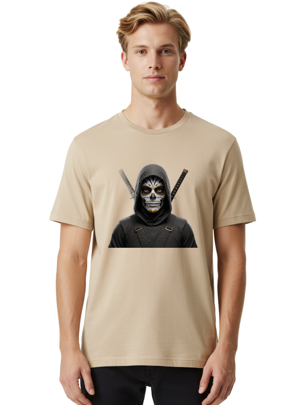 Skull-Ninja Men'S Graphic Tee, 100% Cotton, Comfortable Casual Summer Wear, Machine Washable, Vintage Camera, Old Camera, Antique Camera, Black Camera, Classic Photography, Photography Equipment, Nostalgic Device, Film Camera, Camera Art Bah123