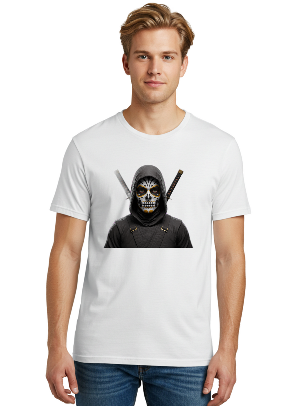 Skull-Ninja Men'S Graphic Tee, 100% Cotton, Comfortable Casual Summer Wear, Machine Washable, Vintage Camera, Old Camera, Antique Camera, Black Camera, Classic Photography, Photography Equipment, Nostalgic Device, Film Camera, Camera Art Bah123