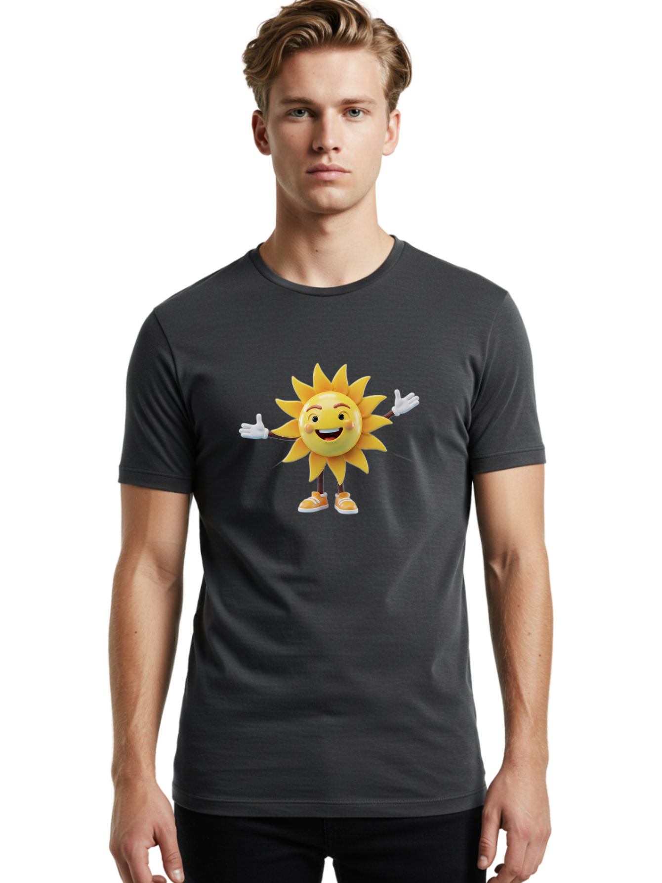 Smiling-Sun Men'S Graphic Tee, 100% Cotton, Comfortable Casual Summer Wear, Machine Washable, Vintage Camera, Old Camera, Antique Camera, Black Camera, Classic Photography, Photography Equipment, Nostalgic Device, Film Camera, Camera Art Bah128