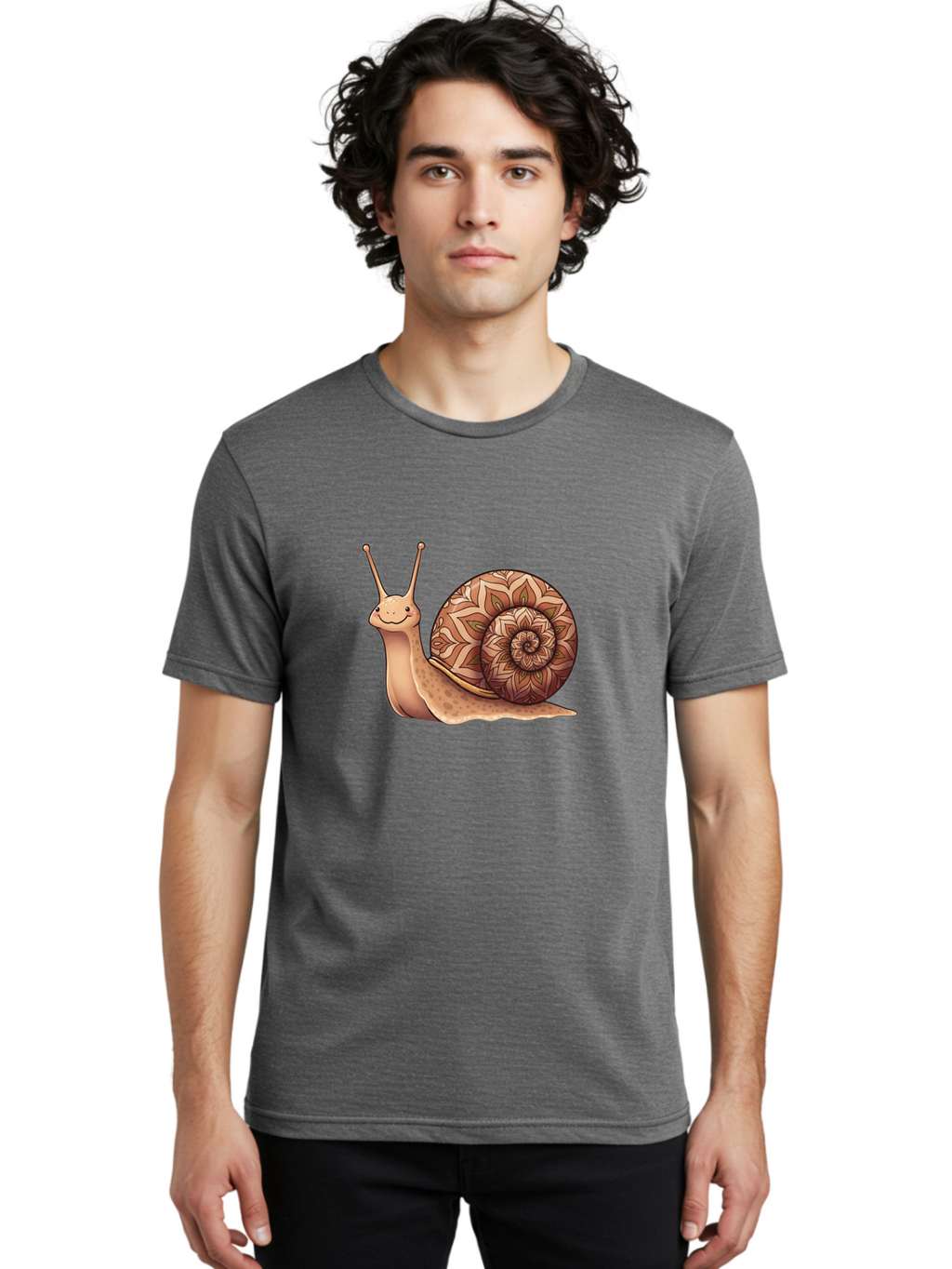 Snail-1 Men'S Graphic Tee, 100% Cotton, Comfortable Casual Summer Wear, Machine Washable, Vintage Camera, Old Camera, Antique Camera, Black Camera, Classic Photography, Photography Equipment, Nostalgic Device, Film Camera, Camera Art Bah131