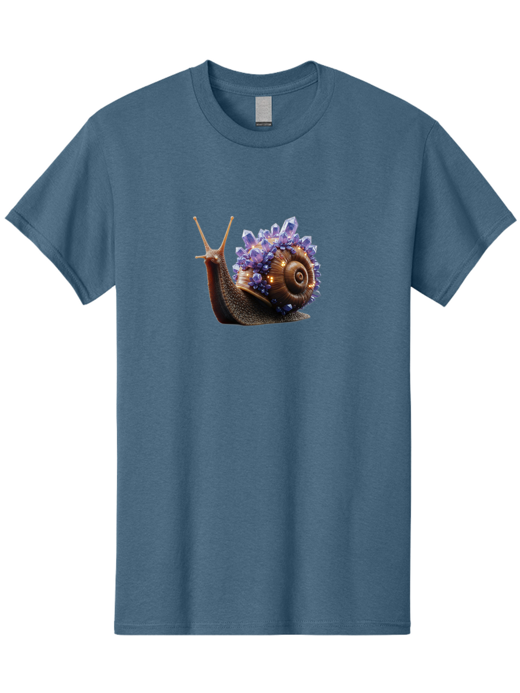Snail-With-Crystals Men'S Graphic Tee, 100% Cotton, Comfortable Casual Summer Wear, Machine Washable, Vintage Camera, Old Camera, Antique Camera, Black Camera, Classic Photography, Photography Equipment, Nostalgic Device, Film Camera, Bah136