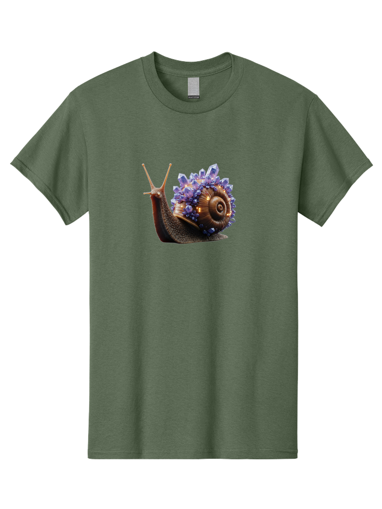 Snail-With-Crystals Men'S Graphic Tee, 100% Cotton, Comfortable Casual Summer Wear, Machine Washable, Vintage Camera, Old Camera, Antique Camera, Black Camera, Classic Photography, Photography Equipment, Nostalgic Device, Film Camera, Bah136