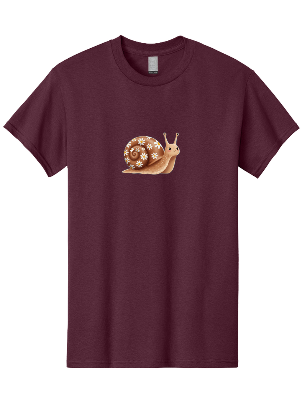 Snail-With-Daisies Men'S Graphic Tee, 100% Cotton, Comfortable Casual Summer Wear, Machine Washable, Vintage Camera, Old Camera, Antique Camera, Black Camera, Classic Photography, Photography Equipment, Nostalgic Device, Film Camera, Bah137