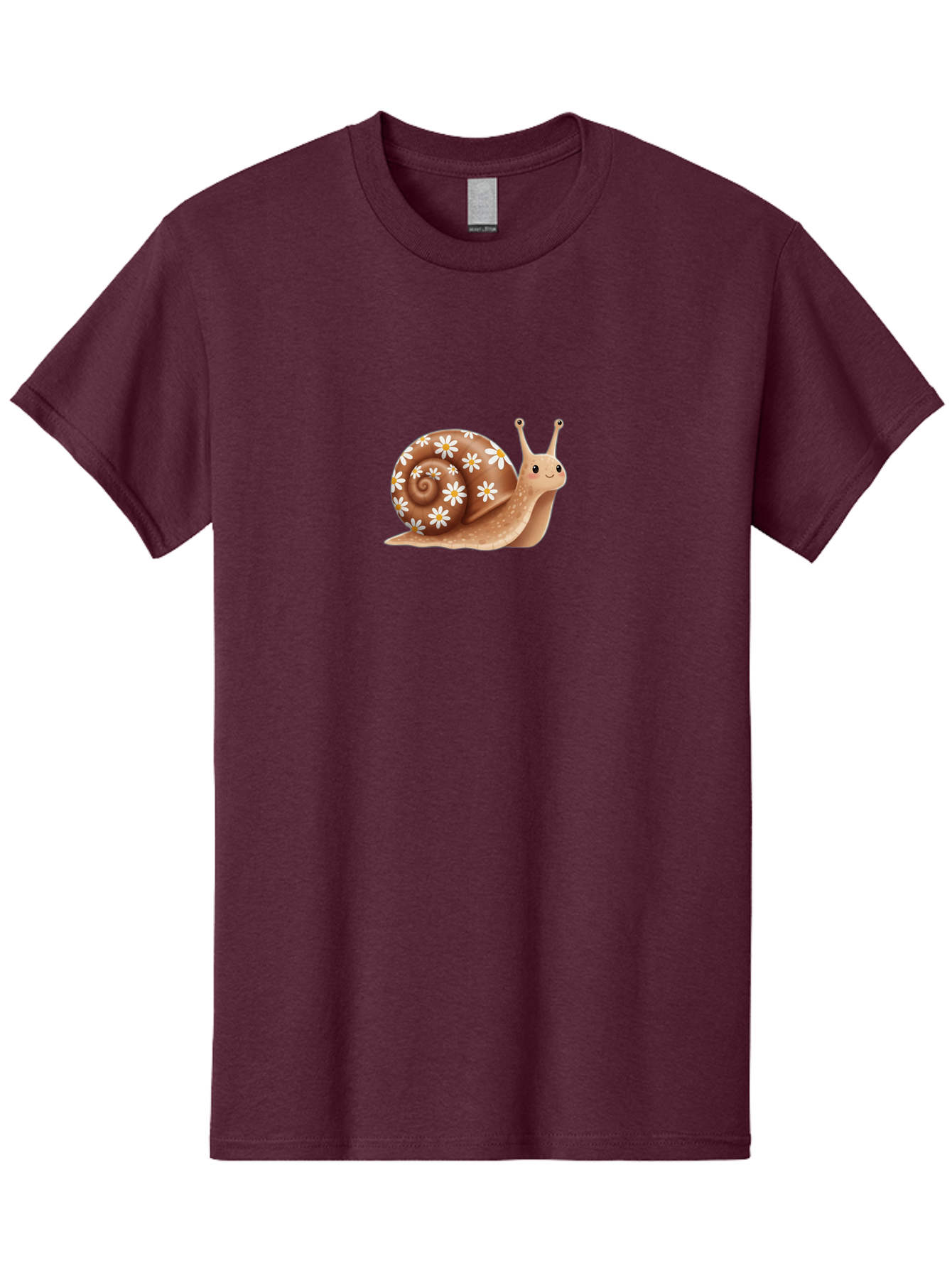 Snail-With-Daisies Men'S Graphic Tee, 100% Cotton, Comfortable Casual Summer Wear, Machine Washable, Vintage Camera, Old Camera, Antique Camera, Black Camera, Classic Photography, Photography Equipment, Nostalgic Device, Film Camera, Bah137