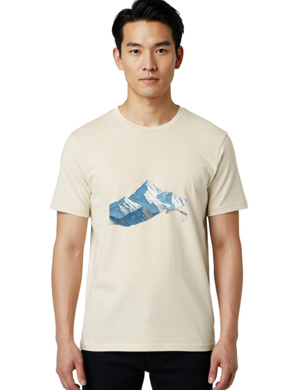 Snow-Mountains Men'S Graphic Tee, 100% Cotton, Comfortable Casual Summer Wear, Machine Washable, Vintage Camera, Old Camera, Antique Camera, Black Camera, Classic Photography, Photography Equipment, Nostalgic Device, Film Camera, Camera Art Bah151