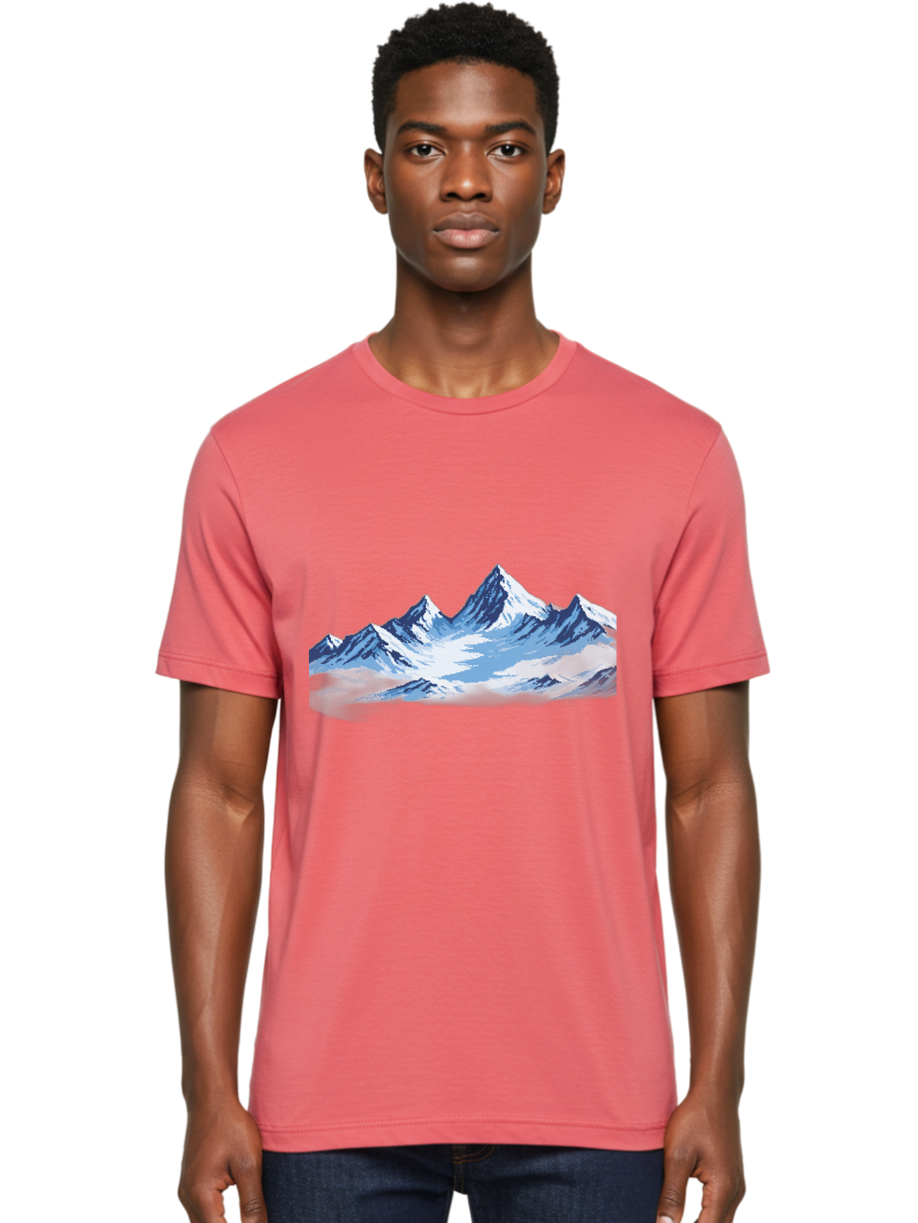 Snowy-Mountains Men'S Graphic Tee, 100% Cotton, Comfortable Casual Summer Wear, Machine Washable, Vintage Camera, Old Camera, Antique Camera, Black Camera, Classic Photography, Photography Equipment, Nostalgic Device, Film Camera, Camera Art Bah158