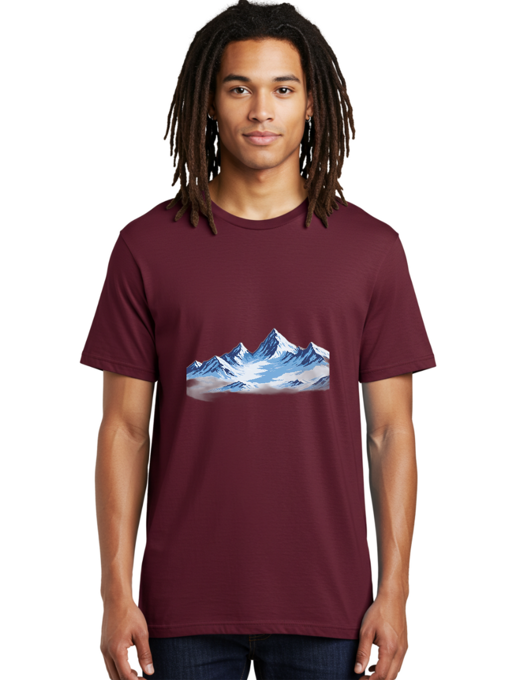 Snowy-Mountains Men'S Graphic Tee, 100% Cotton, Comfortable Casual Summer Wear, Machine Washable, Vintage Camera, Old Camera, Antique Camera, Black Camera, Classic Photography, Photography Equipment, Nostalgic Device, Film Camera, Camera Art Bah158