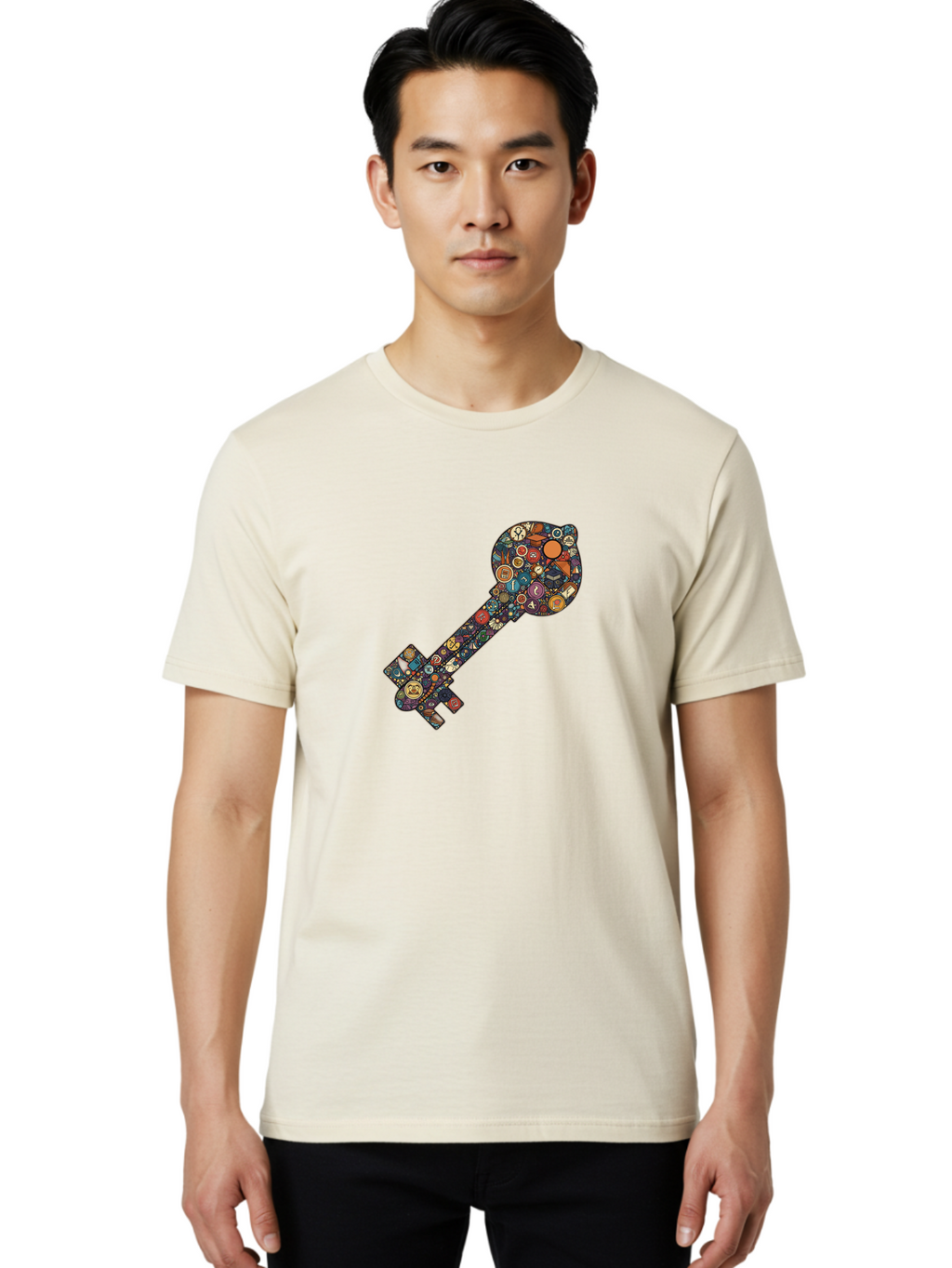 Social-Media-Key Men'S Graphic Tee, 100% Cotton, Comfortable Casual Summer Wear, Machine Washable, Vintage Camera, Old Camera, Antique Camera, Black Camera, Classic Photography, Photography Equipment, Nostalgic Device, Film Camera, Camera Art Bah159