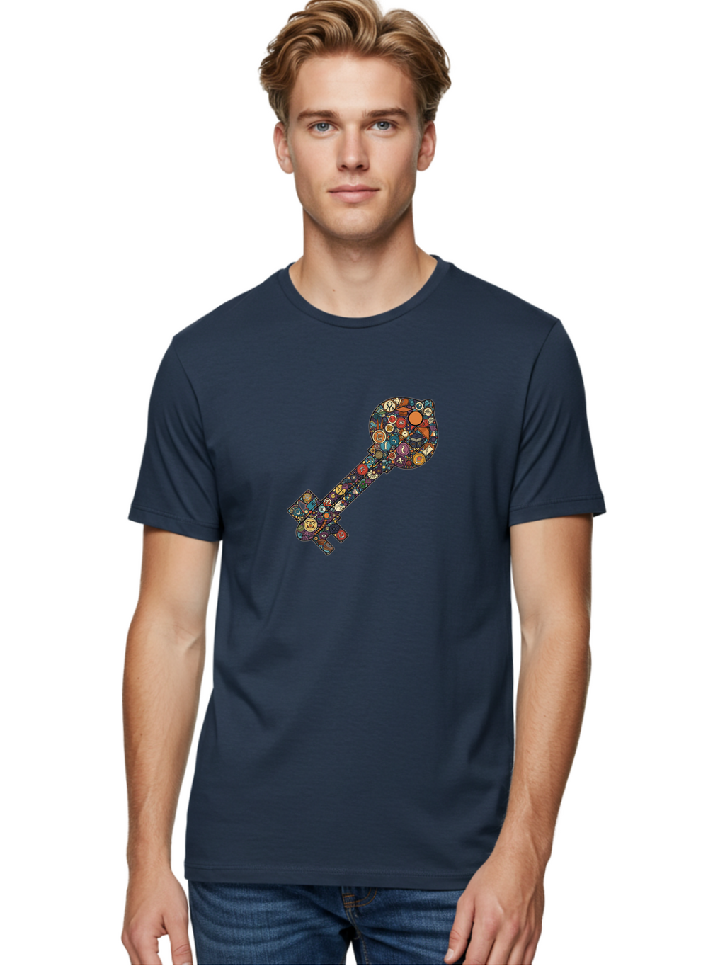 Social-Media-Key Men'S Graphic Tee, 100% Cotton, Comfortable Casual Summer Wear, Machine Washable, Vintage Camera, Old Camera, Antique Camera, Black Camera, Classic Photography, Photography Equipment, Nostalgic Device, Film Camera, Camera Art Bah159