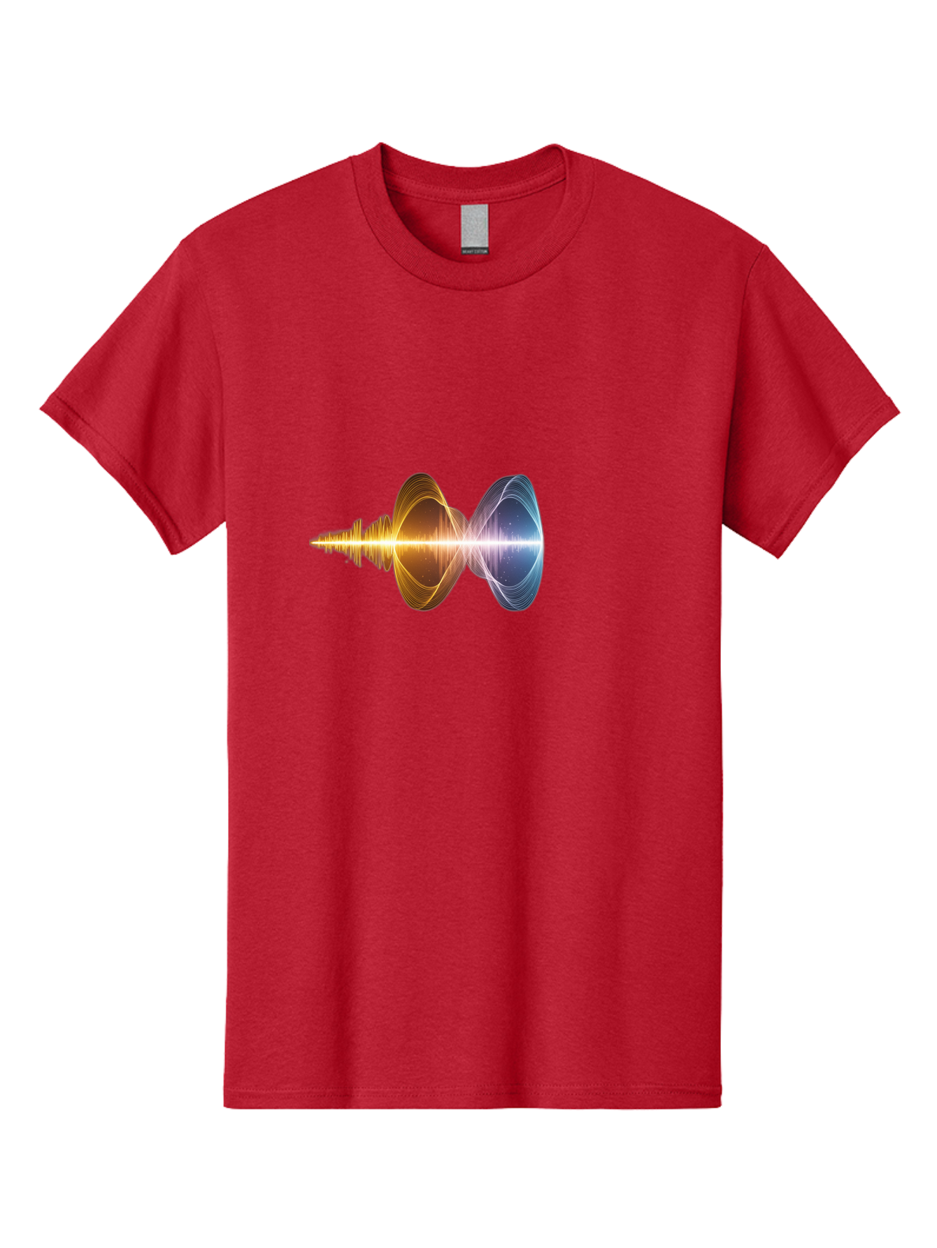 Sound-Wave-1 Men'S Graphic Tee, 100% Cotton, Comfortable Casual Summer Wear, Machine Washable, Vintage Camera, Old Camera, Antique Camera, Black Camera, Classic Photography, Photography Equipment, Nostalgic Device, Film Camera, Camera Art Bah162