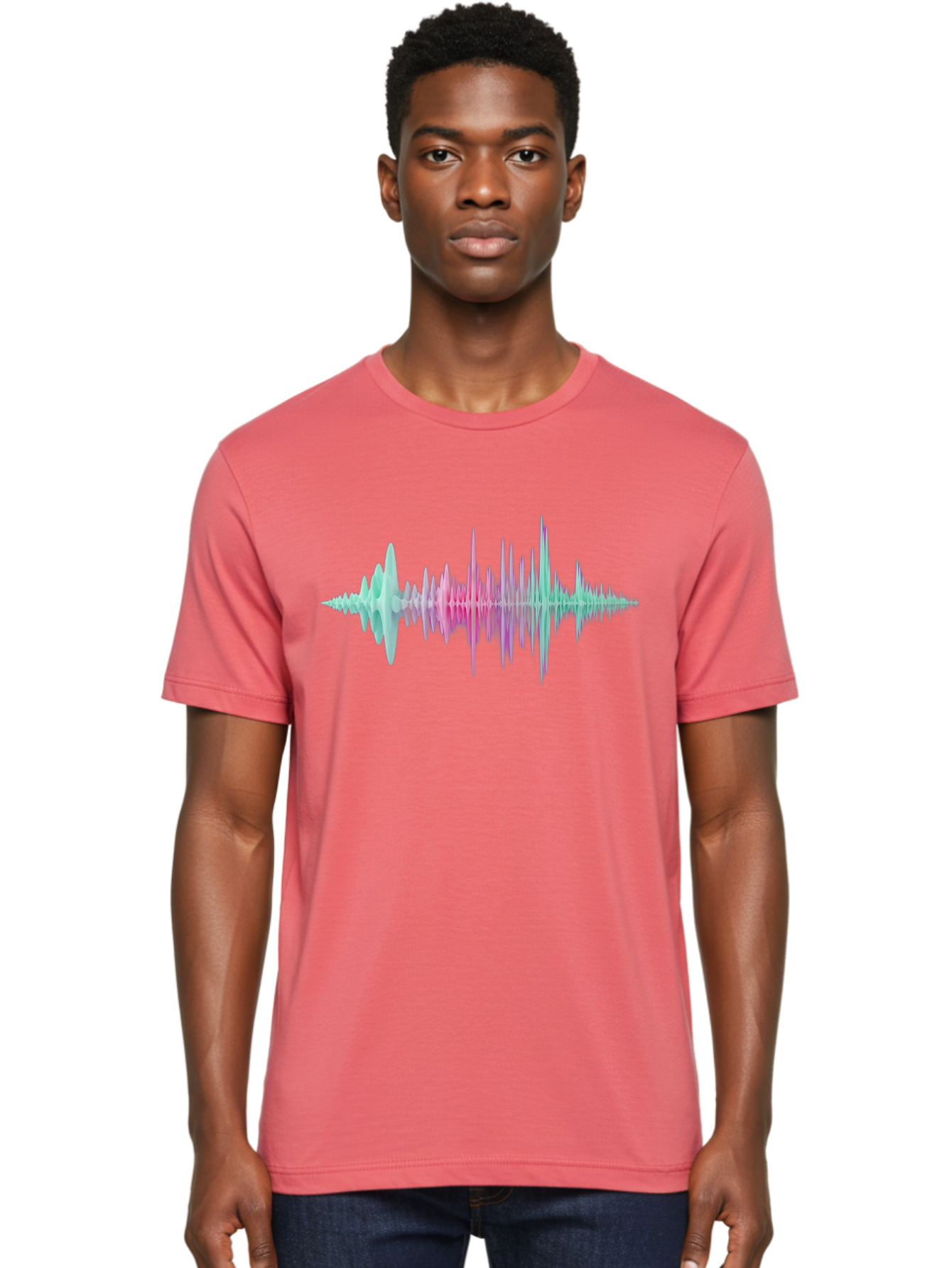 Sound-Waveform Men'S Graphic Tee, 100% Cotton, Comfortable Casual Summer Wear, Machine Washable, Vintage Camera, Old Camera, Antique Camera, Black Camera, Classic Photography, Photography Equipment, Nostalgic Device, Film Camera, Camera Art Bah165