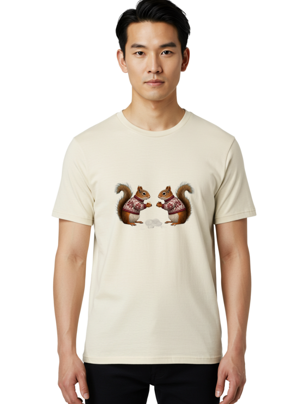 Squirrels-In-Sweaters Men'S Graphic Tee, 100% Cotton, Comfortable Casual Summer Wear, Machine Washable, Vintage Camera, Old Camera, Antique Camera, Black Camera, Classic Photography, Photography Equipment, Nostalgic Device, Film Camera, Bah167