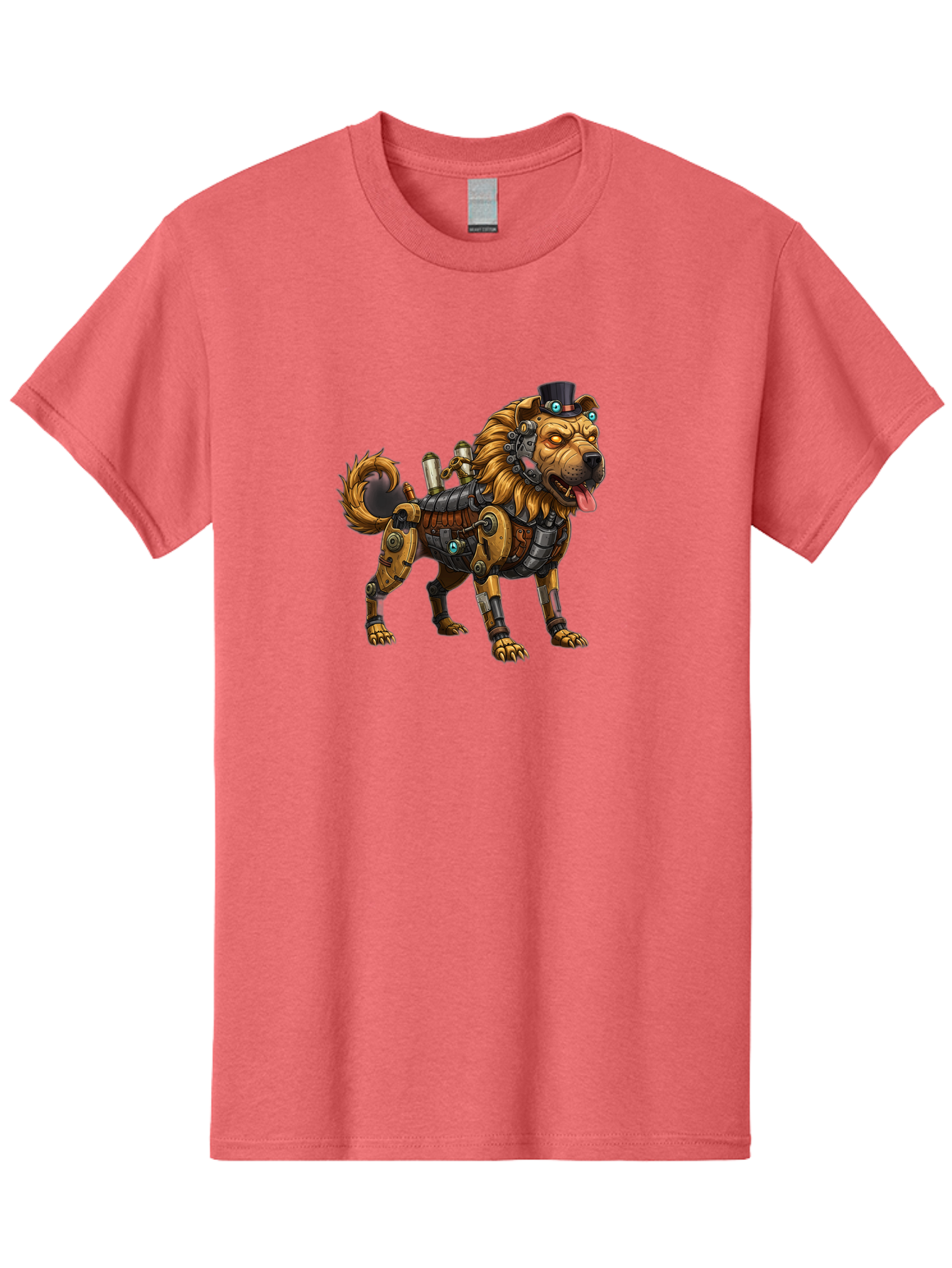 Steampunk-Dog Men'S Graphic Tee, 100% Cotton, Comfortable Casual Summer Wear, Machine Washable, Vintage Camera, Old Camera, Antique Camera, Black Camera, Classic Photography, Photography Equipment, Nostalgic Device, Film Camera, Camera Art Bah181