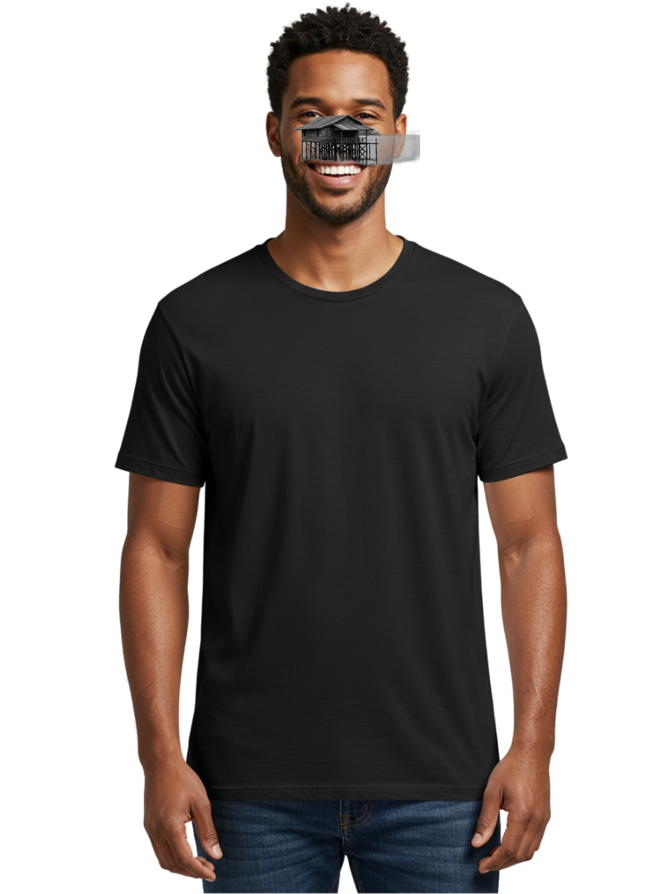 Stilt-House Men'S Graphic Tee, 100% Cotton, Comfortable Casual Summer Wear, Machine Washable, Vintage Camera, Old Camera, Antique Camera, Black Camera, Classic Photography, Photography Equipment, Nostalgic Device, Film Camera, Camera Art Bah191