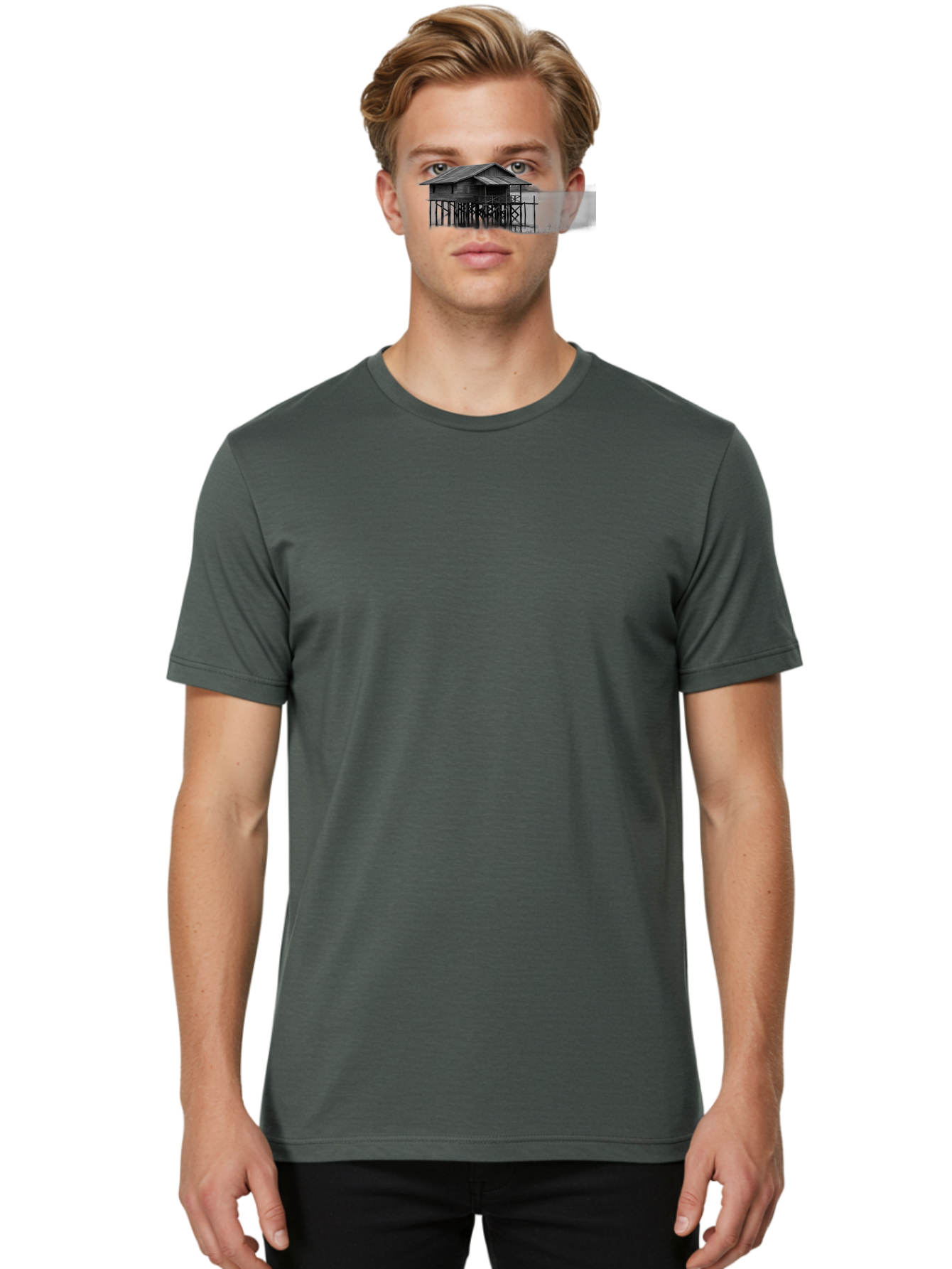 Stilt-House Men'S Graphic Tee, 100% Cotton, Comfortable Casual Summer Wear, Machine Washable, Vintage Camera, Old Camera, Antique Camera, Black Camera, Classic Photography, Photography Equipment, Nostalgic Device, Film Camera, Camera Art Bah191