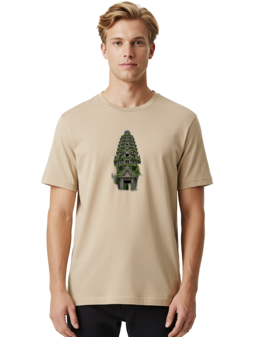 Stone-Temple Men'S Graphic Tee, 100% Cotton, Comfortable Casual Summer Wear, Machine Washable, Vintage Camera, Old Camera, Antique Camera, Black Camera, Classic Photography, Photography Equipment, Nostalgic Device, Film Camera, Camera Art Bah192