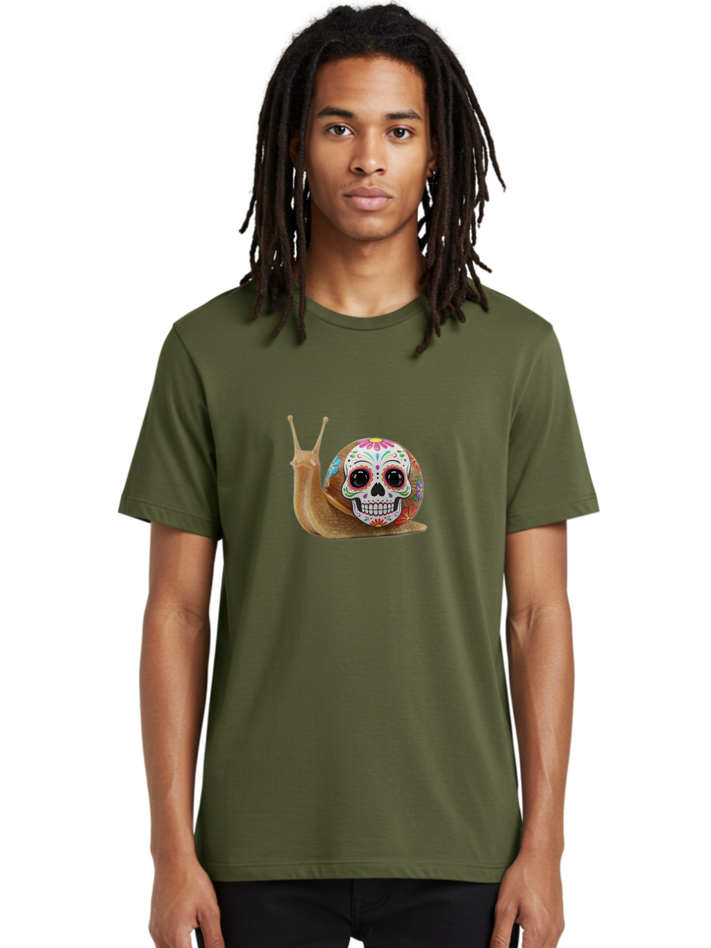 Sugar-Skull-Snail Men'S Graphic Tee, 100% Cotton, Comfortable Casual Summer Wear, Machine Washable, Vintage Camera, Old Camera, Antique Camera, Black Camera, Classic Photography, Photography Equipment, Nostalgic Device, Film Camera, Camera Art Bah199