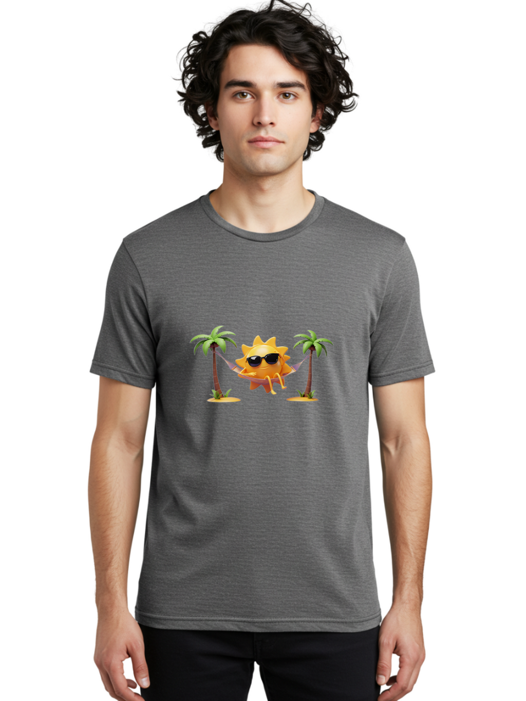 Sun-In-Hammock Men'S Graphic Tee, 100% Cotton, Comfortable Casual Summer Wear, Machine Washable, Vintage Camera, Old Camera, Antique Camera, Black Camera, Classic Photography, Photography Equipment, Nostalgic Device, Film Camera, Camera Art Bah201